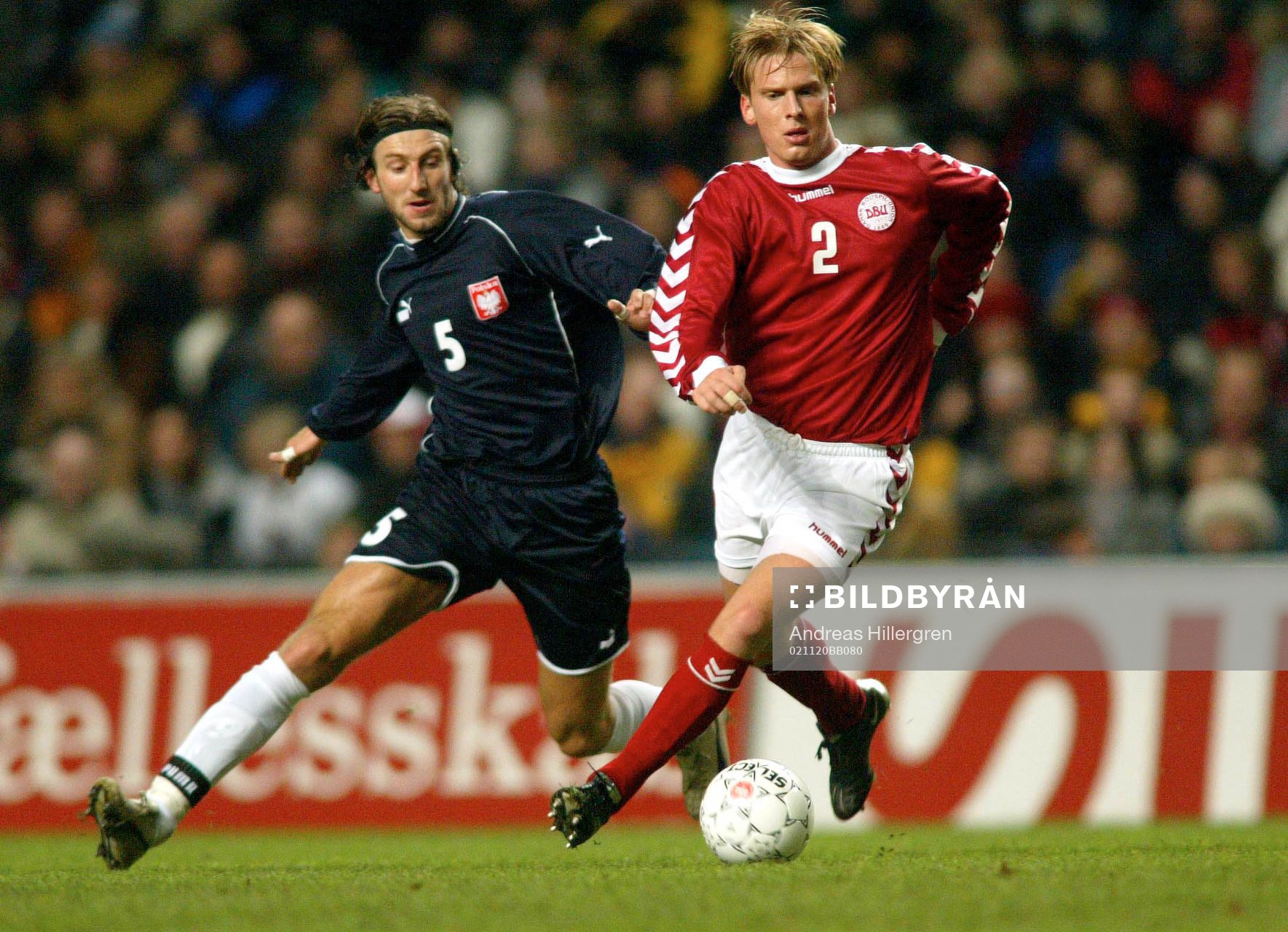 Christian Poulsen, Danmark och Kamil Kosowski, Polen, som