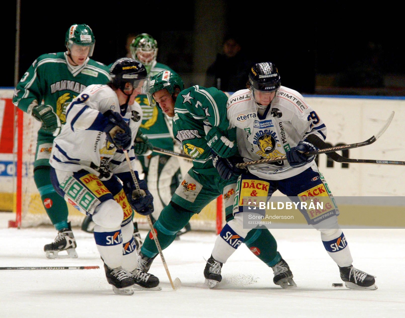Johan Thelin och Dan Tryborn, Sundsvall och Linus Stensson,