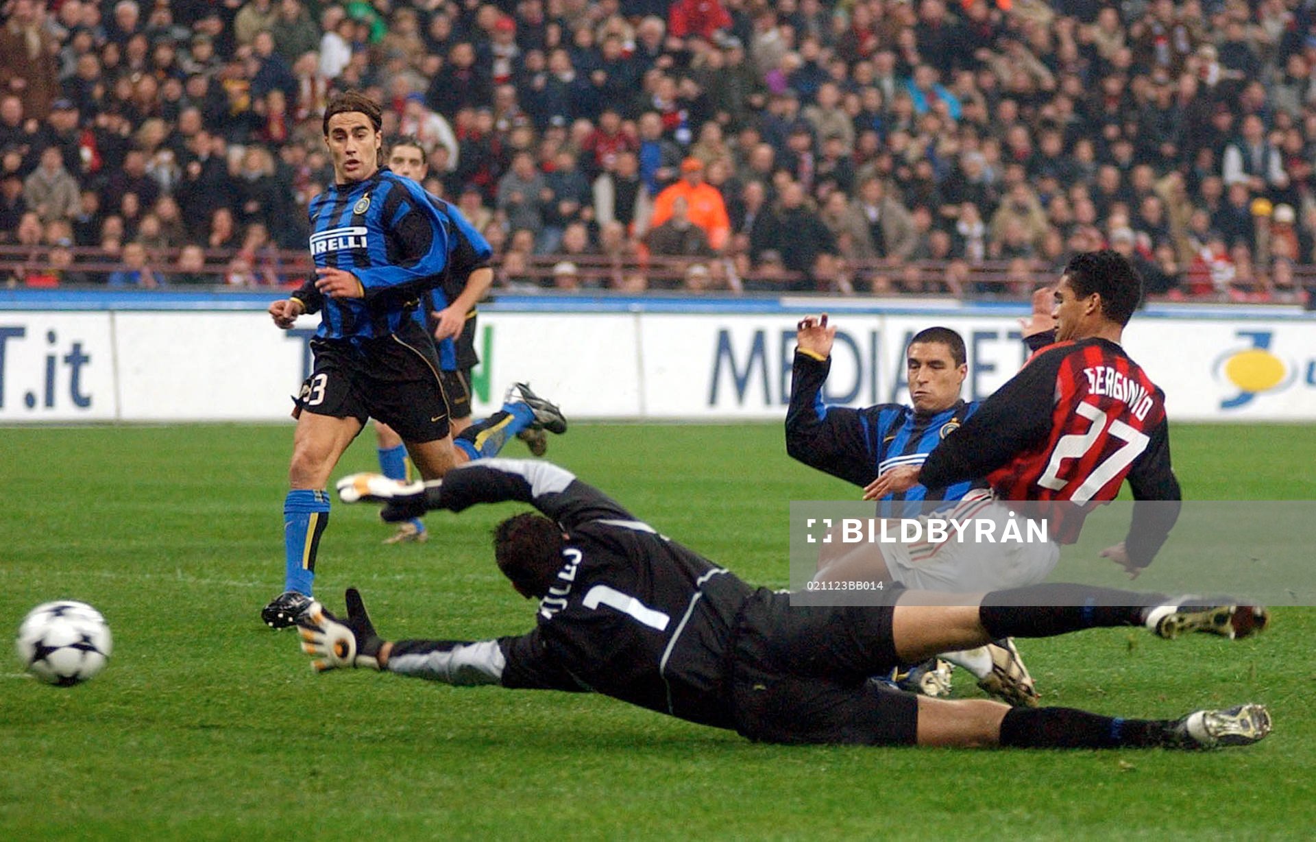Serginho, Milan, gör mål