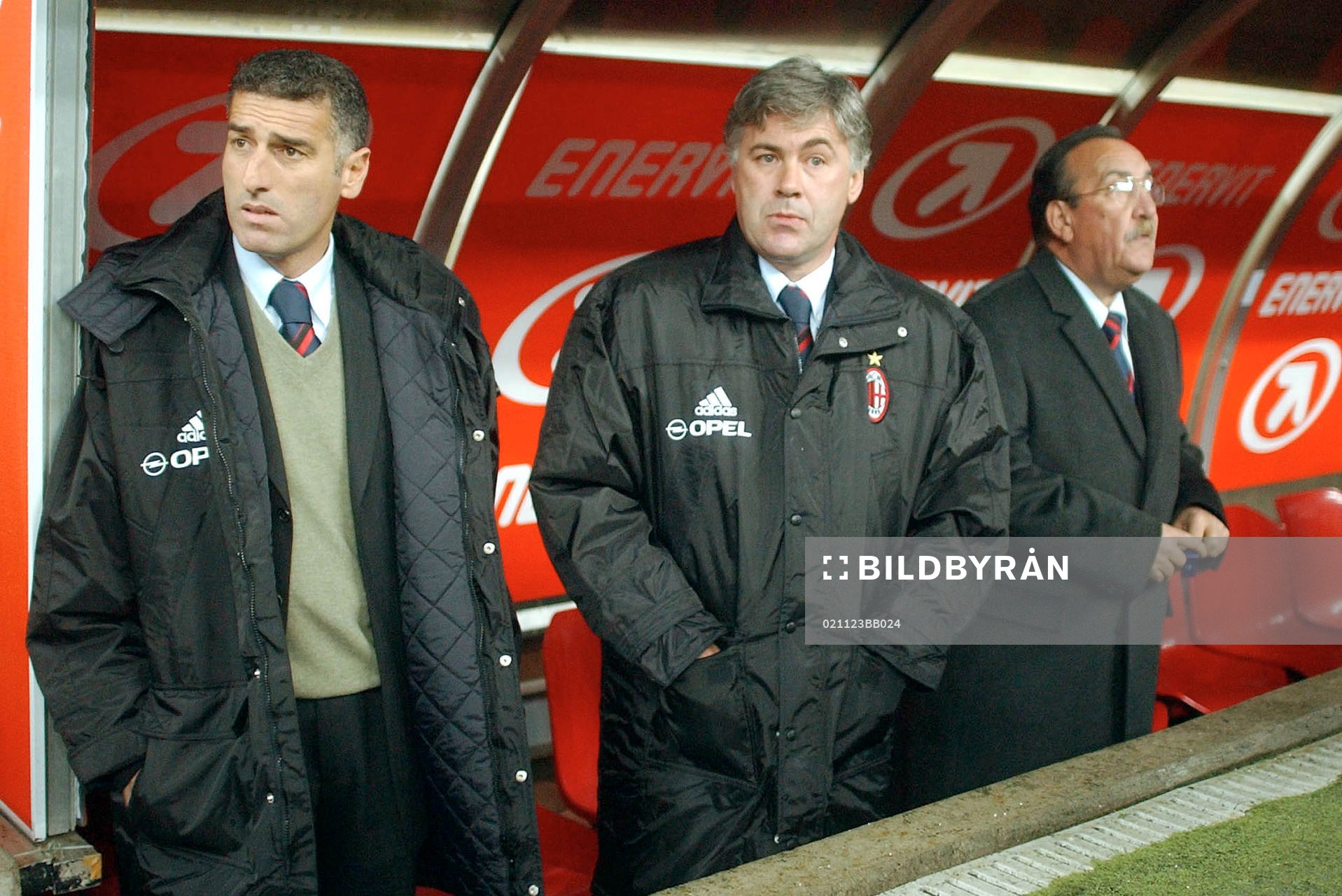  Ancelotti, Milan, tänare.