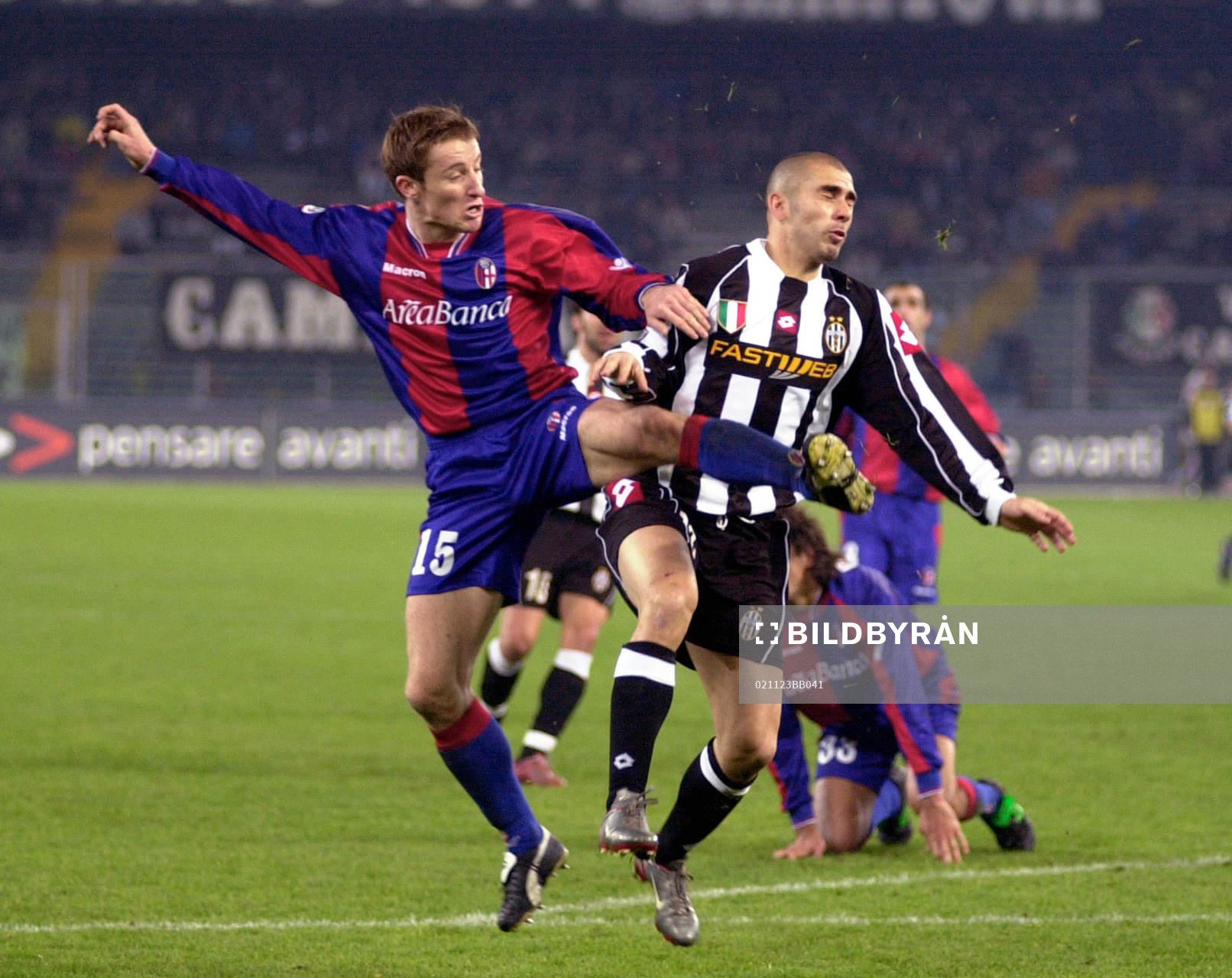 Smith, Bologna och Di Vaio, Juventus