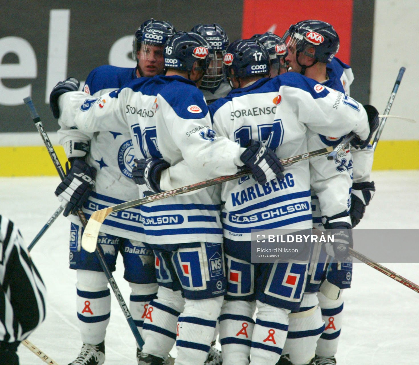 Ishockey, Elitserien, jubel, Leksand