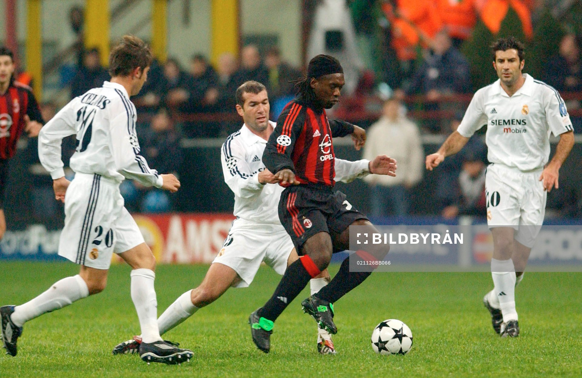 Zidane, Real Madrid och Seedorf, Milan