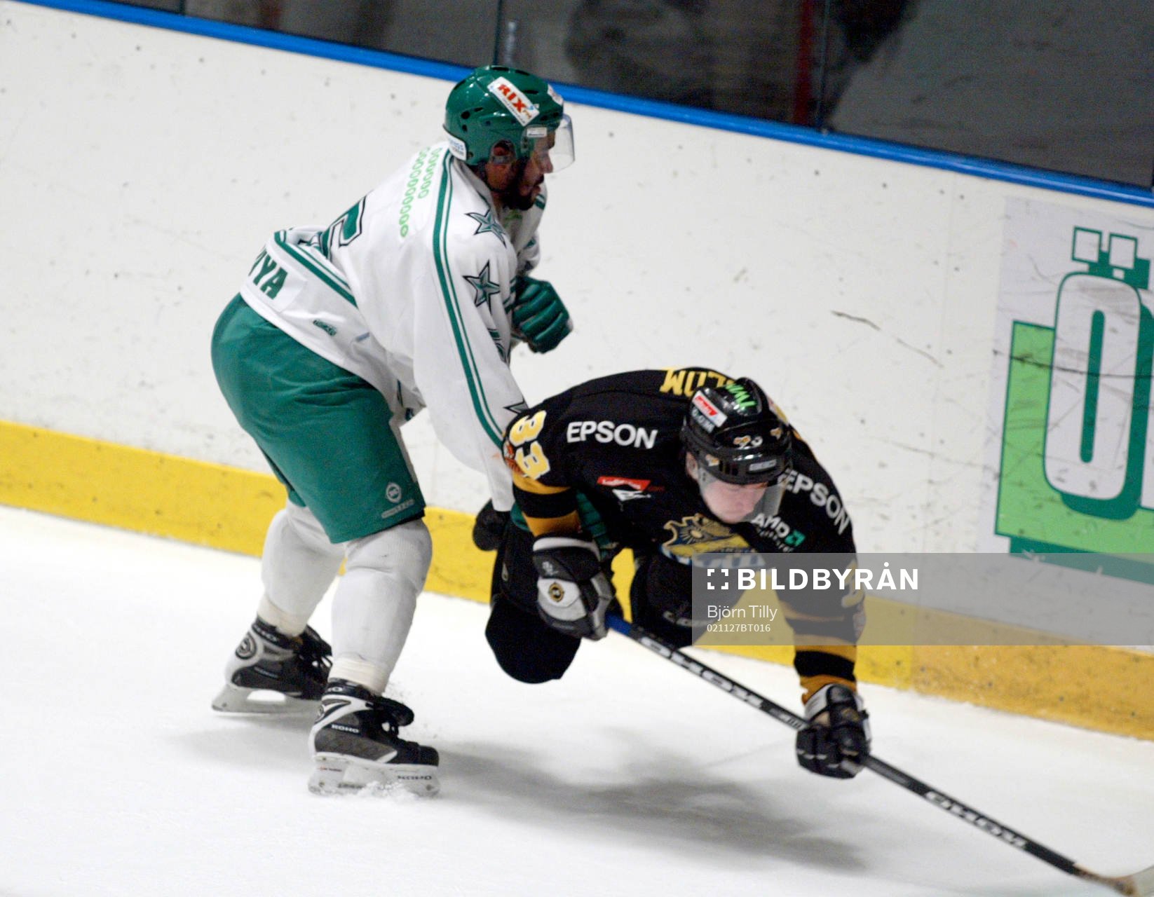 Johnny Oduya, Hammarby och David Engblom, AIK