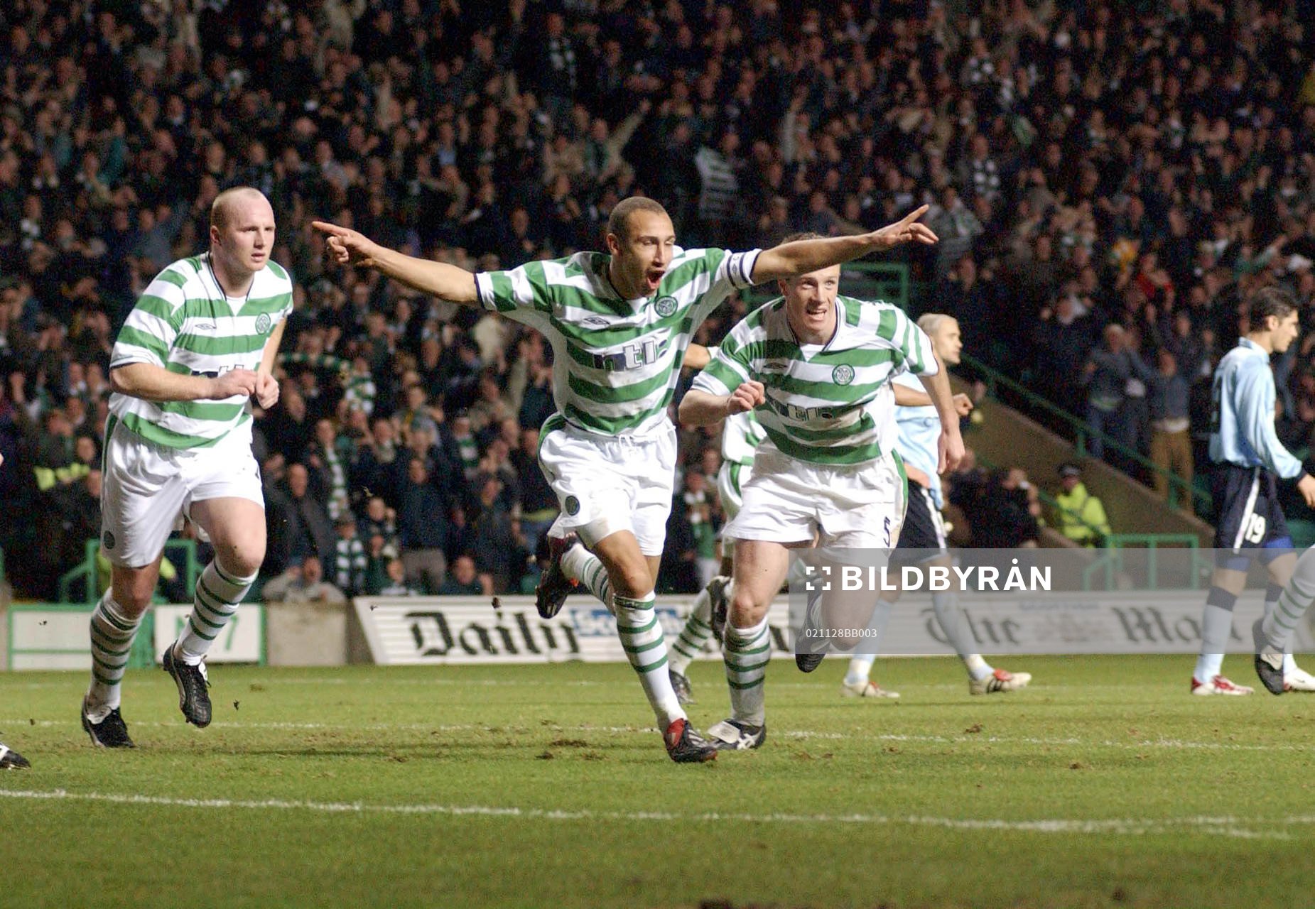Henrik Larsson, Celtic, jubel, glädje
