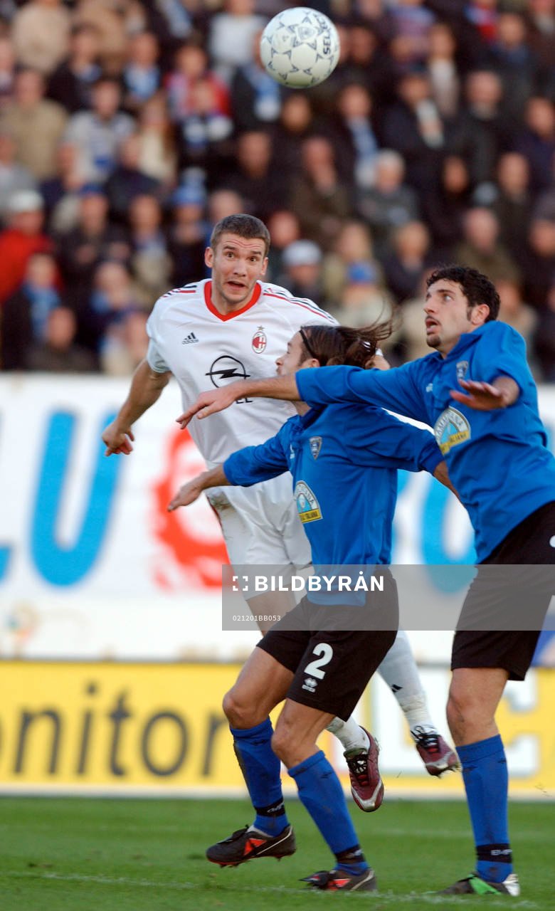 Shevchenko, Milan och Cupi, Empoli, nick