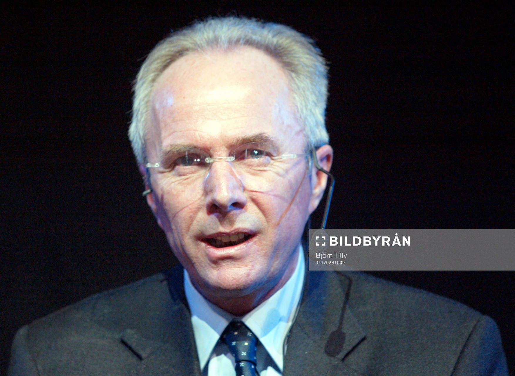 Fotboll, Plantskolan: Englands förbundskapten Sven-Göran Eriksson.