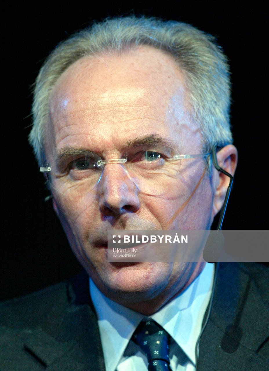 Englands förbundskapten Sven-Göran Eriksson