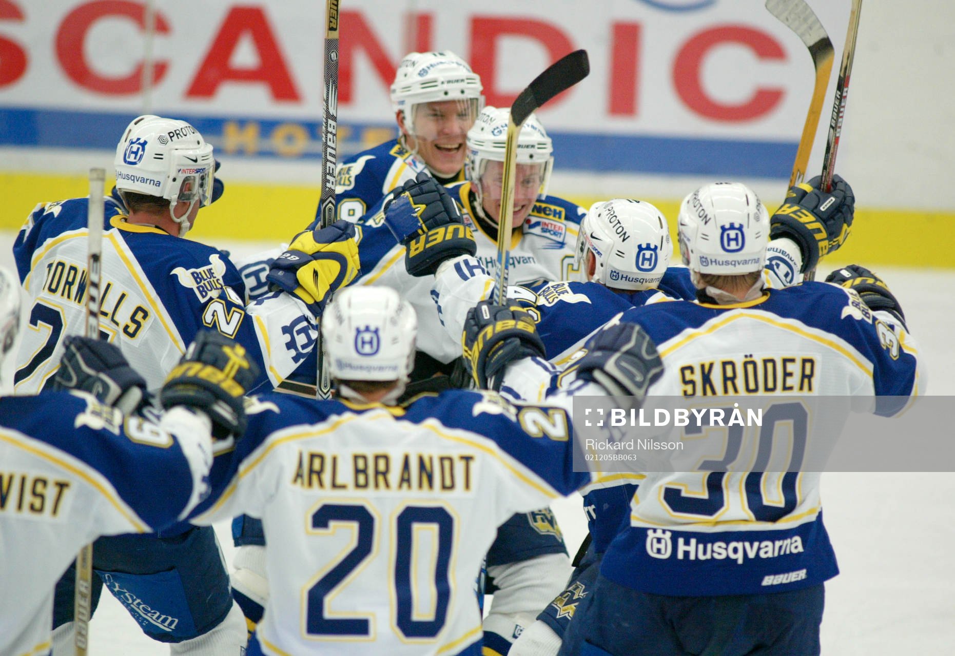 HV 71, Jubel, Johan Davidsson och Anders Huusko