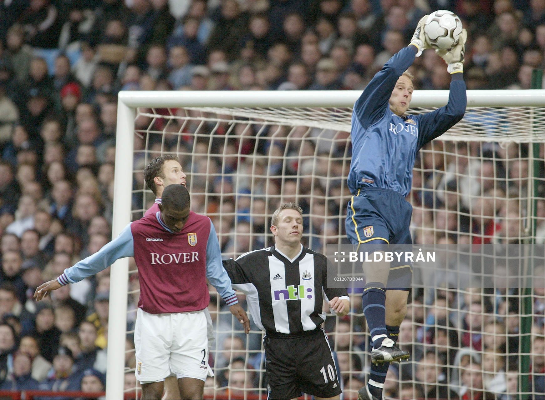 Fotboll, engelsk,  Premier League , Aston Villa - Newcastle