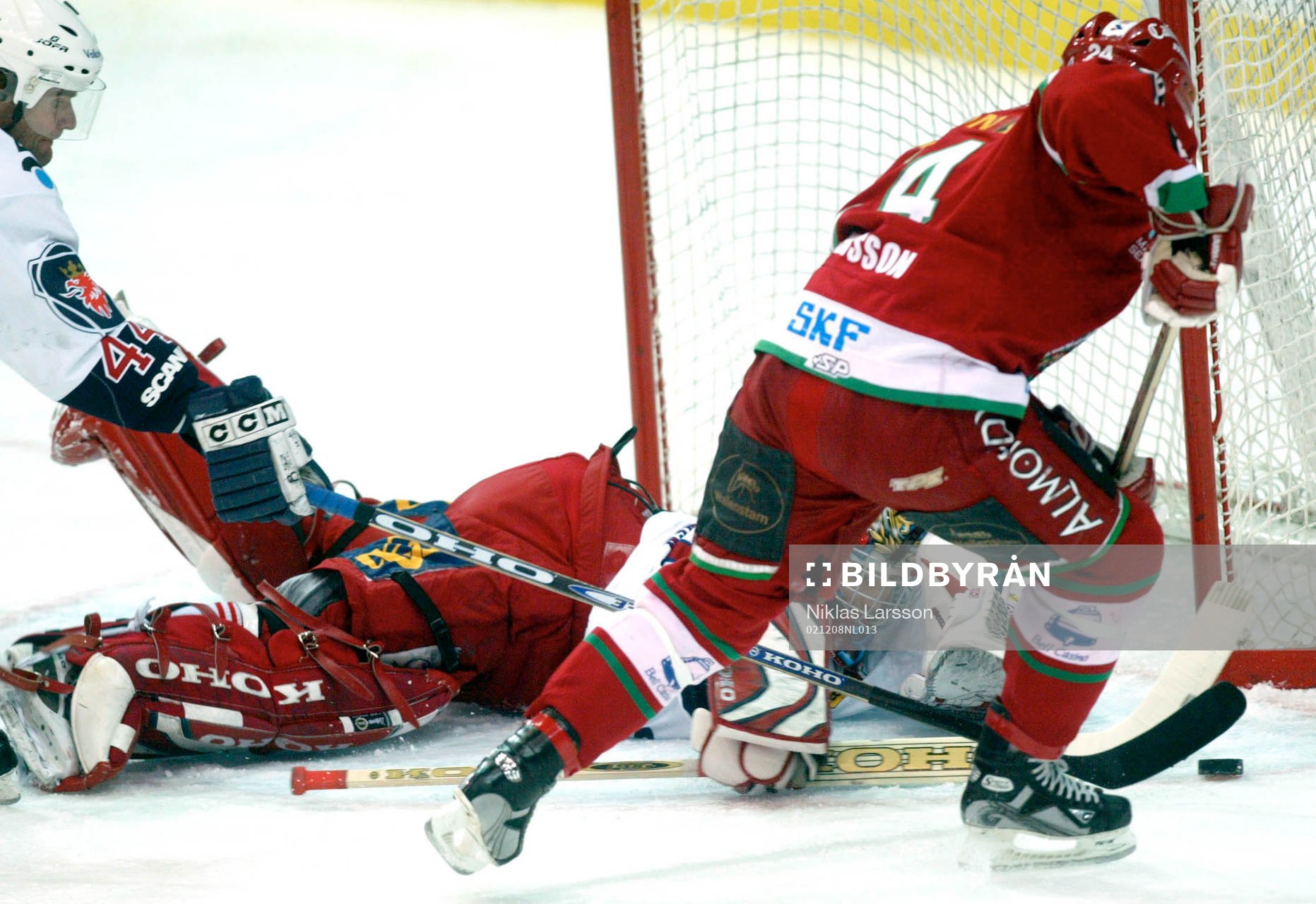 Niklas Andersson testar Rolf Wanhainen