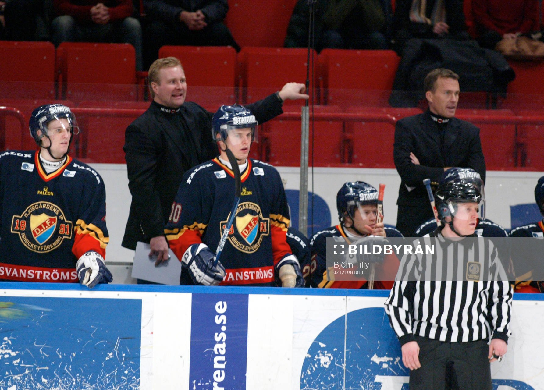Robert Nordmark och Johan Garpenlöv coachar i Niklas