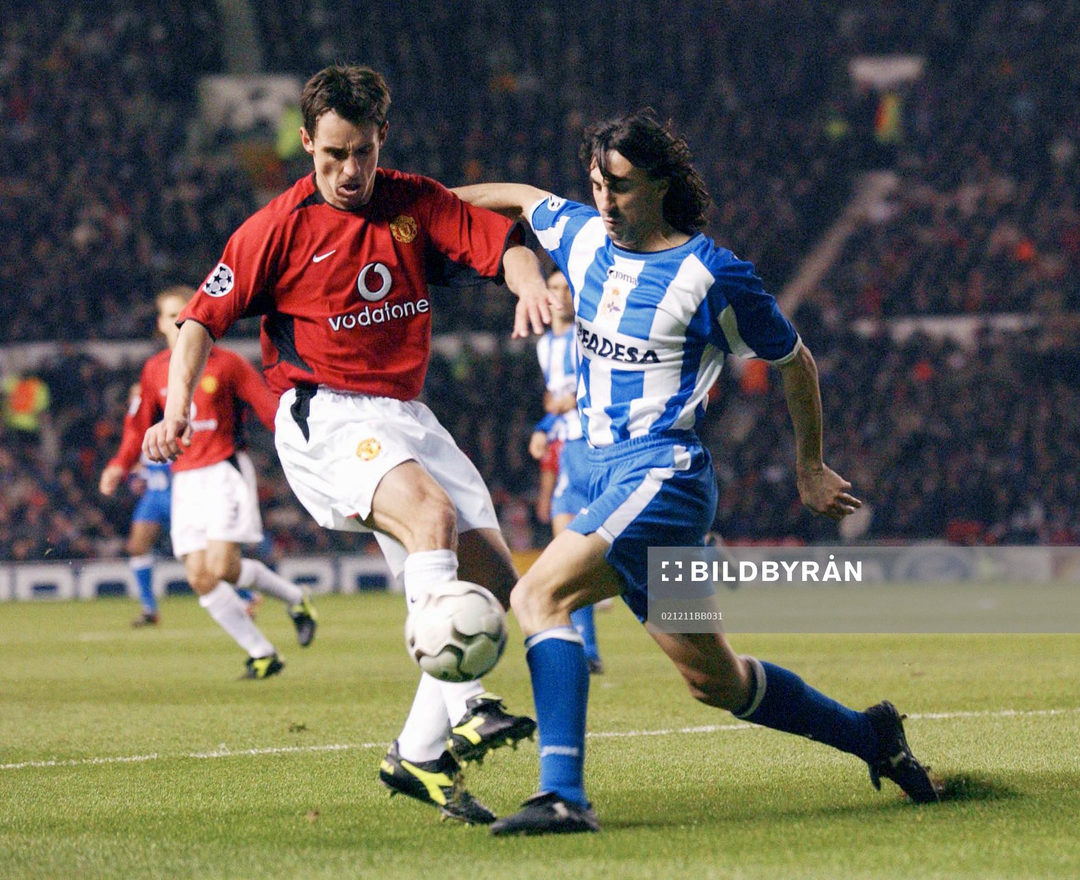 Fotboll, Champions League, Manchester United - Deportivo La