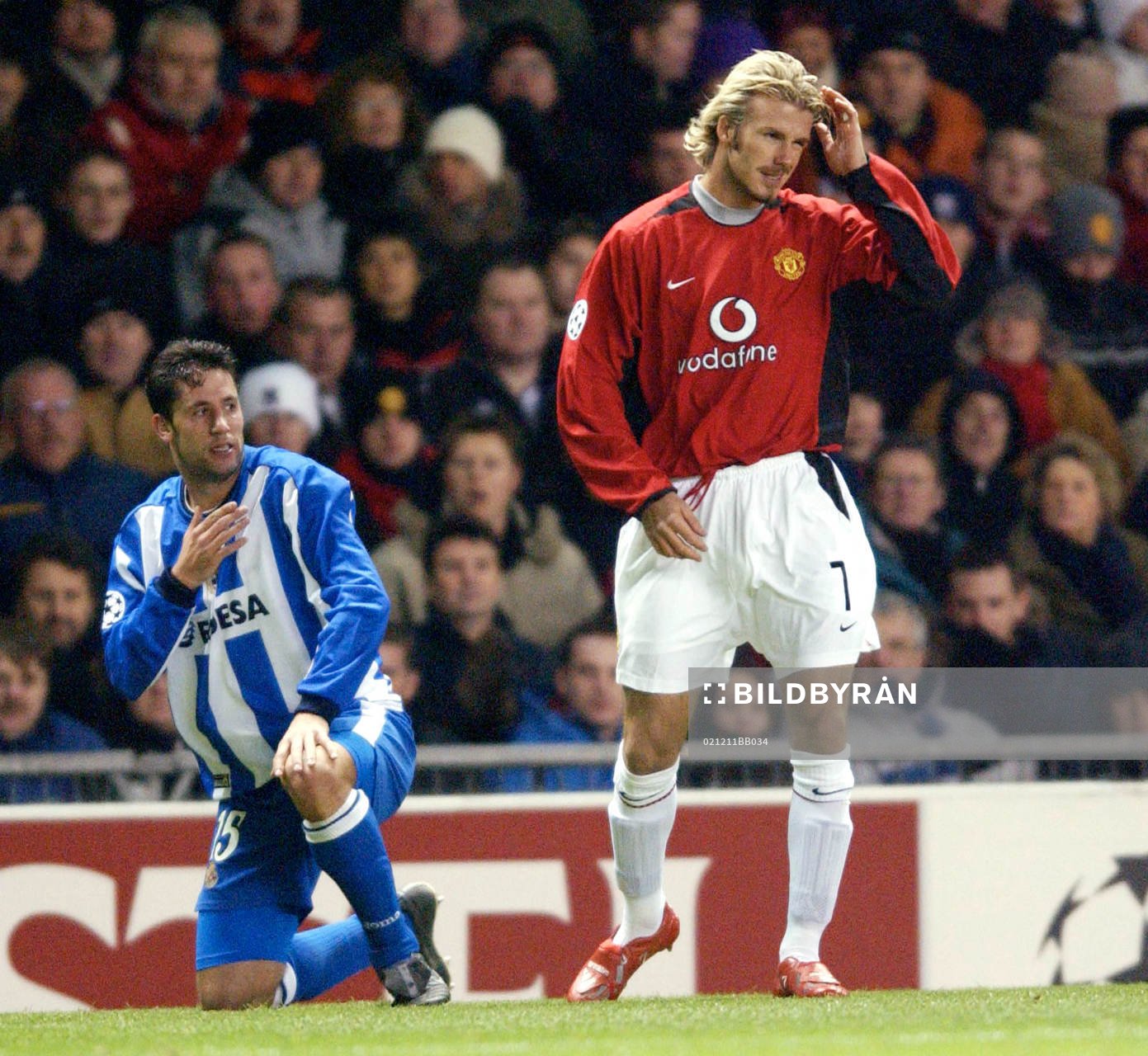 Fotboll, Champions League, Manchester United - Deportivo La