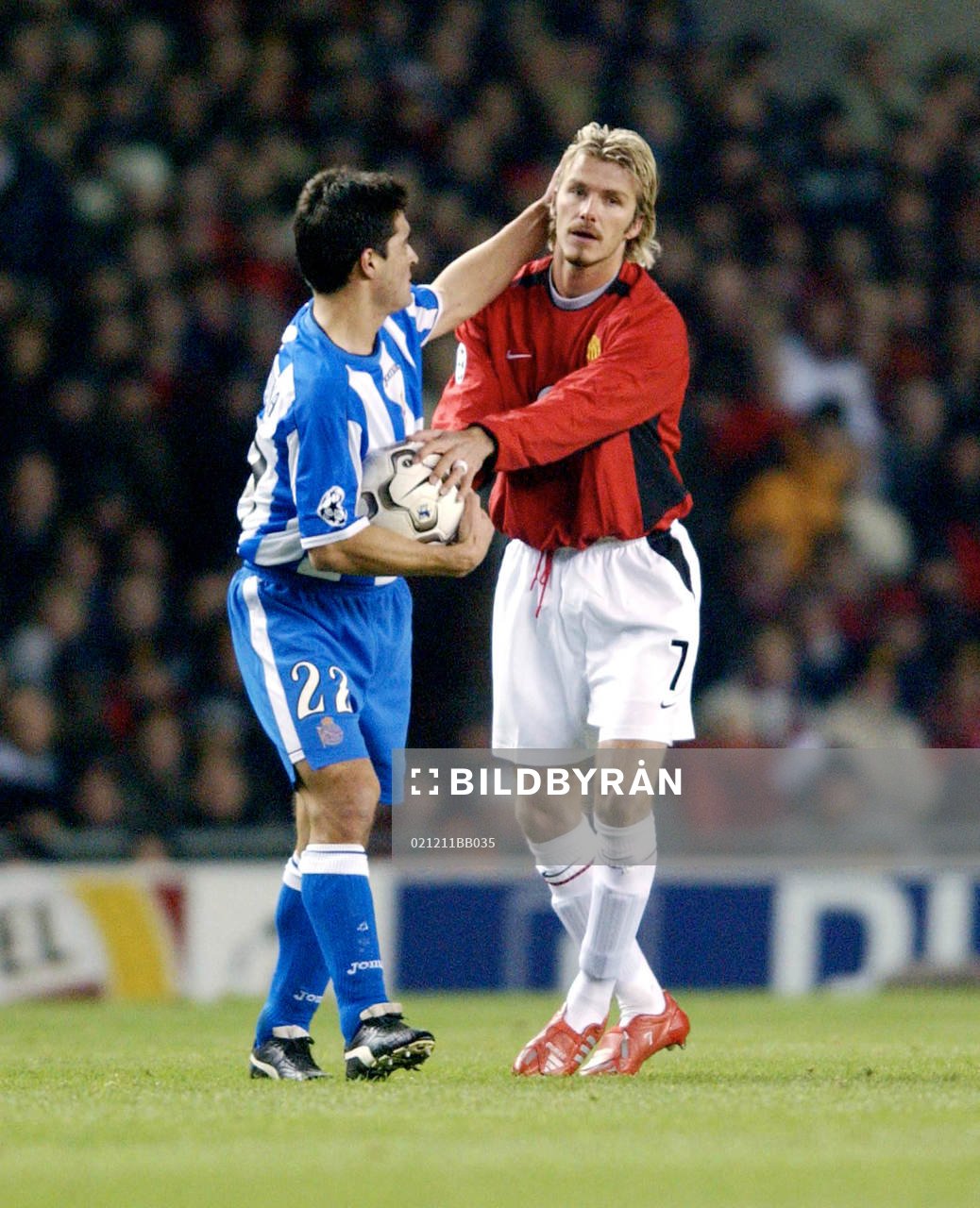 Fotboll, Champions League, Manchester United - Deportivo La