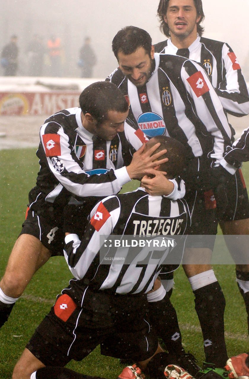 Trezeguet, Juventus, jubel