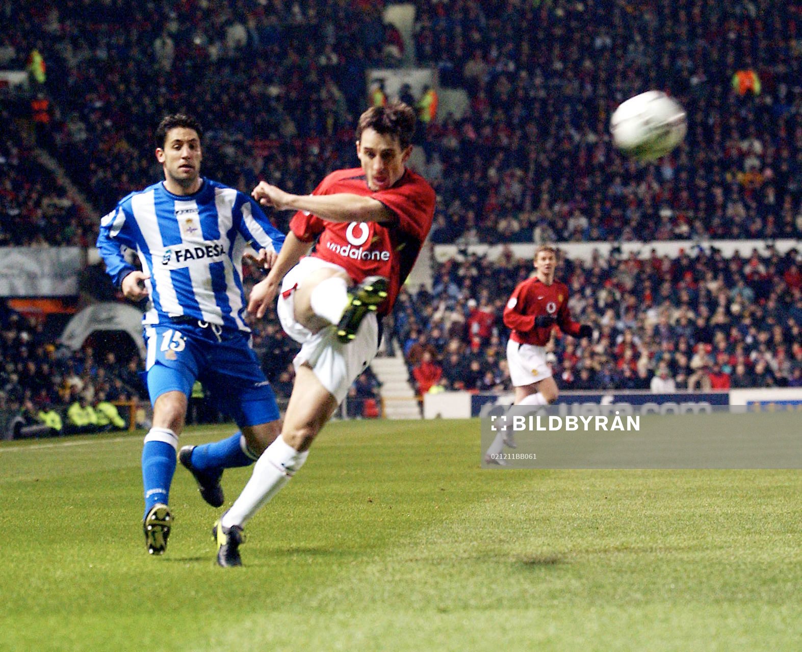  Gary Neville, Manchester United.