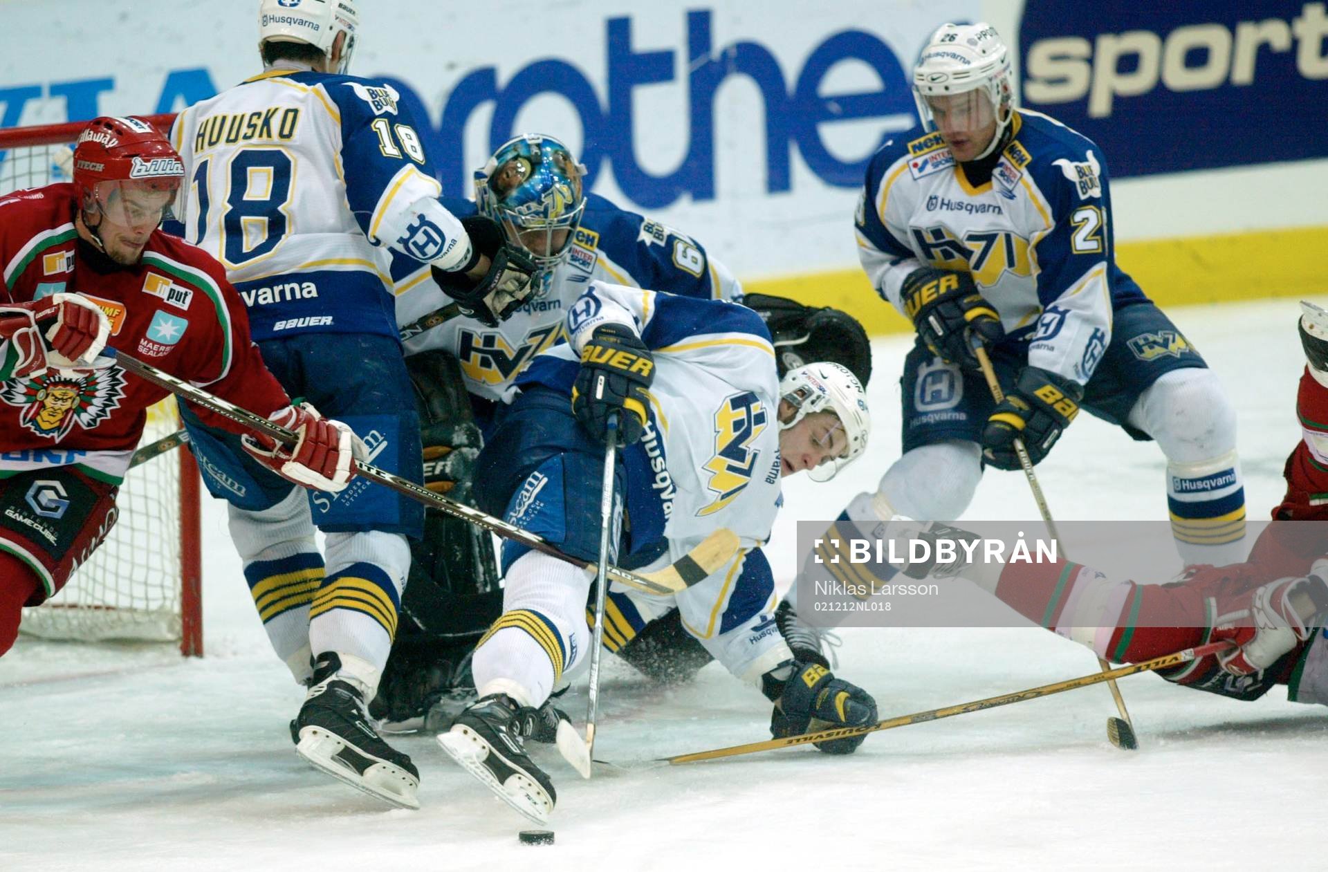 Struligt framför HV71s kasse
