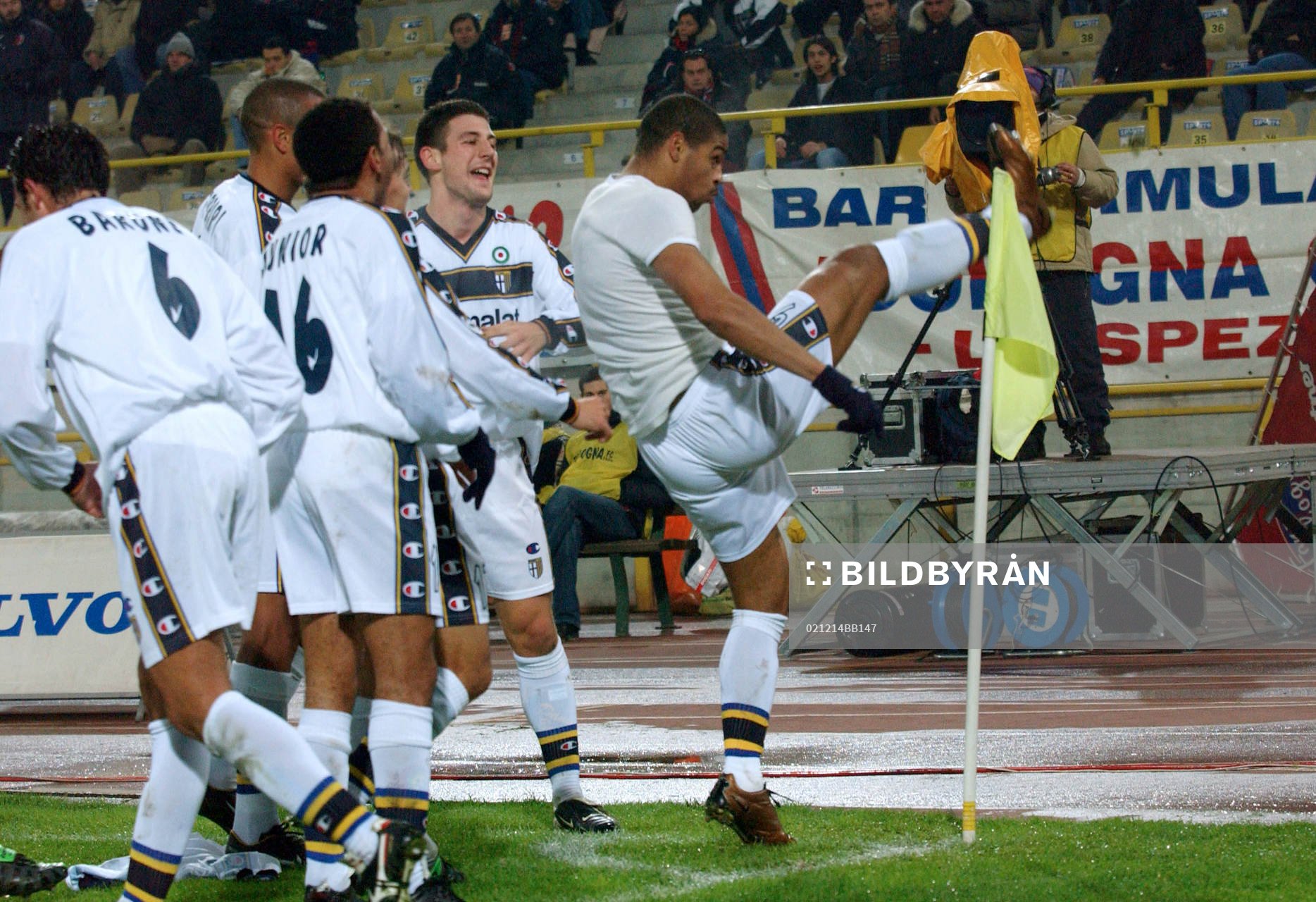 Adriano, Parma, jubel