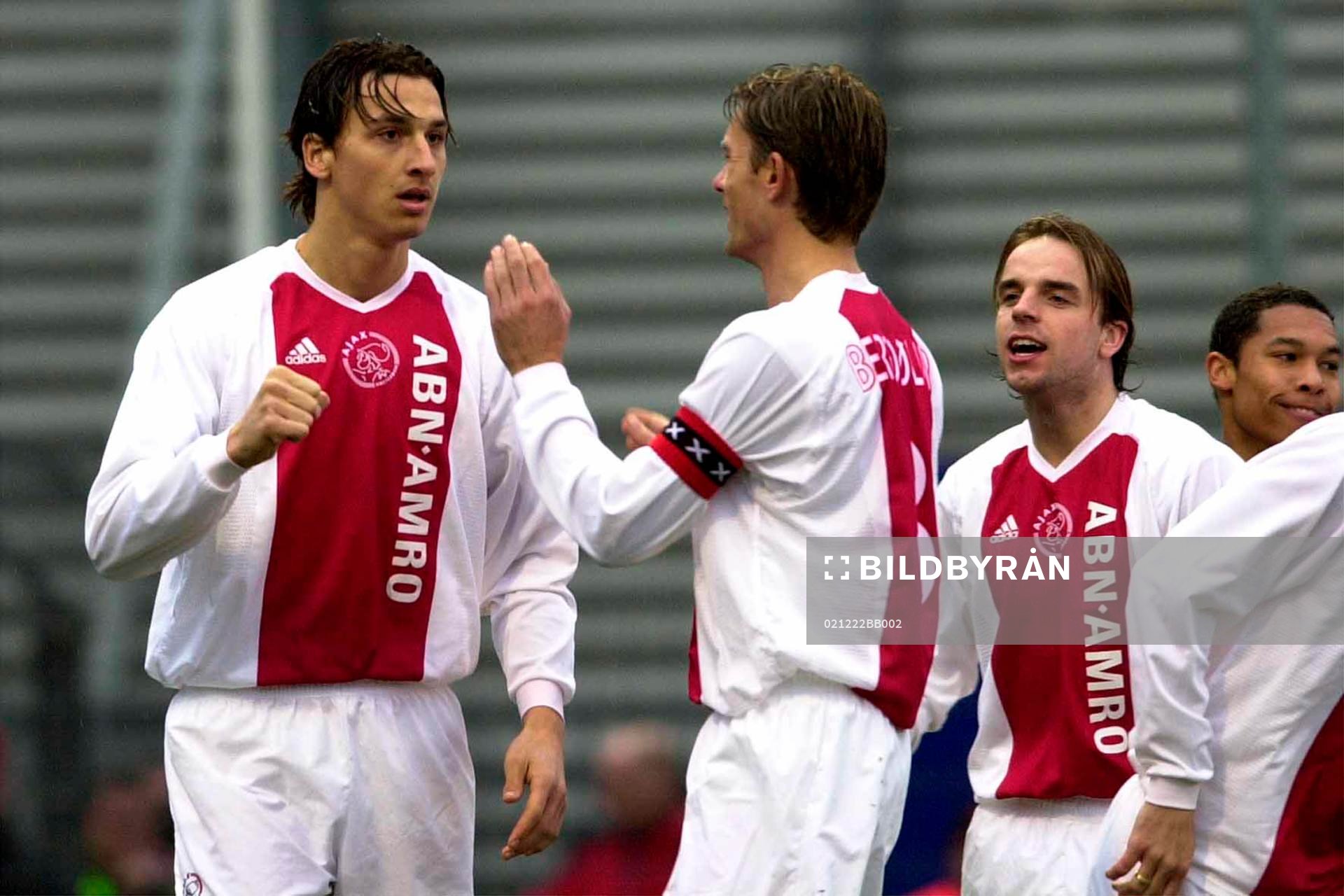 Zlatan Ibrahimovic, Ajax gratuleras av Andre Bergdölmo