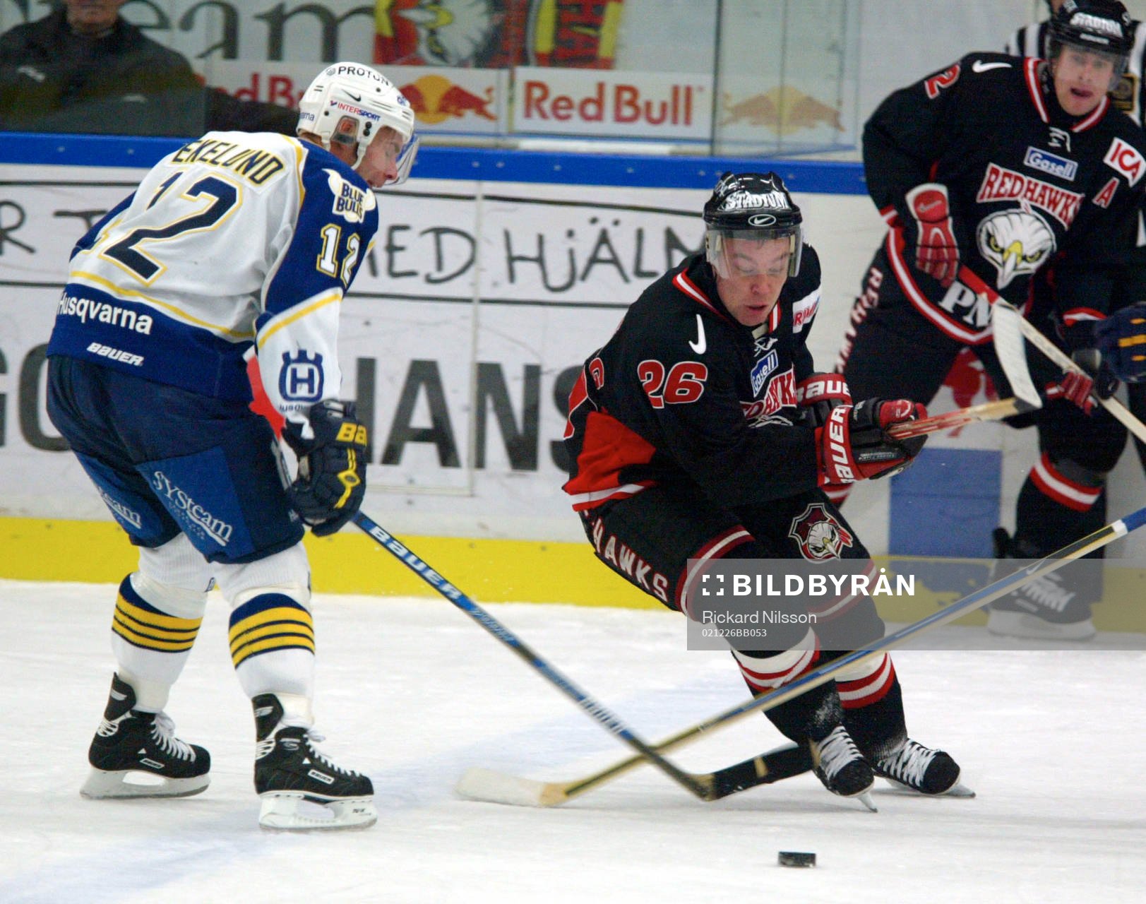Mikael Wahlberg, Malmö rundar Peter Ekelund, HV 71