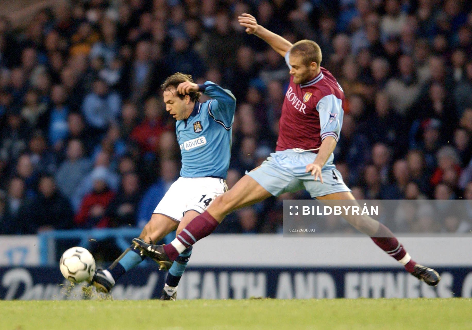 Fotboll, engelsk, Premier League, Manchester City - Aston