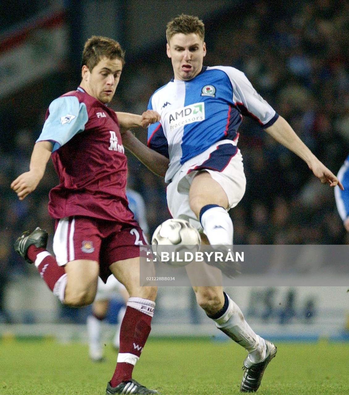  Nils Eric Johansson, Blackburn och Joe Cole, West Ham        