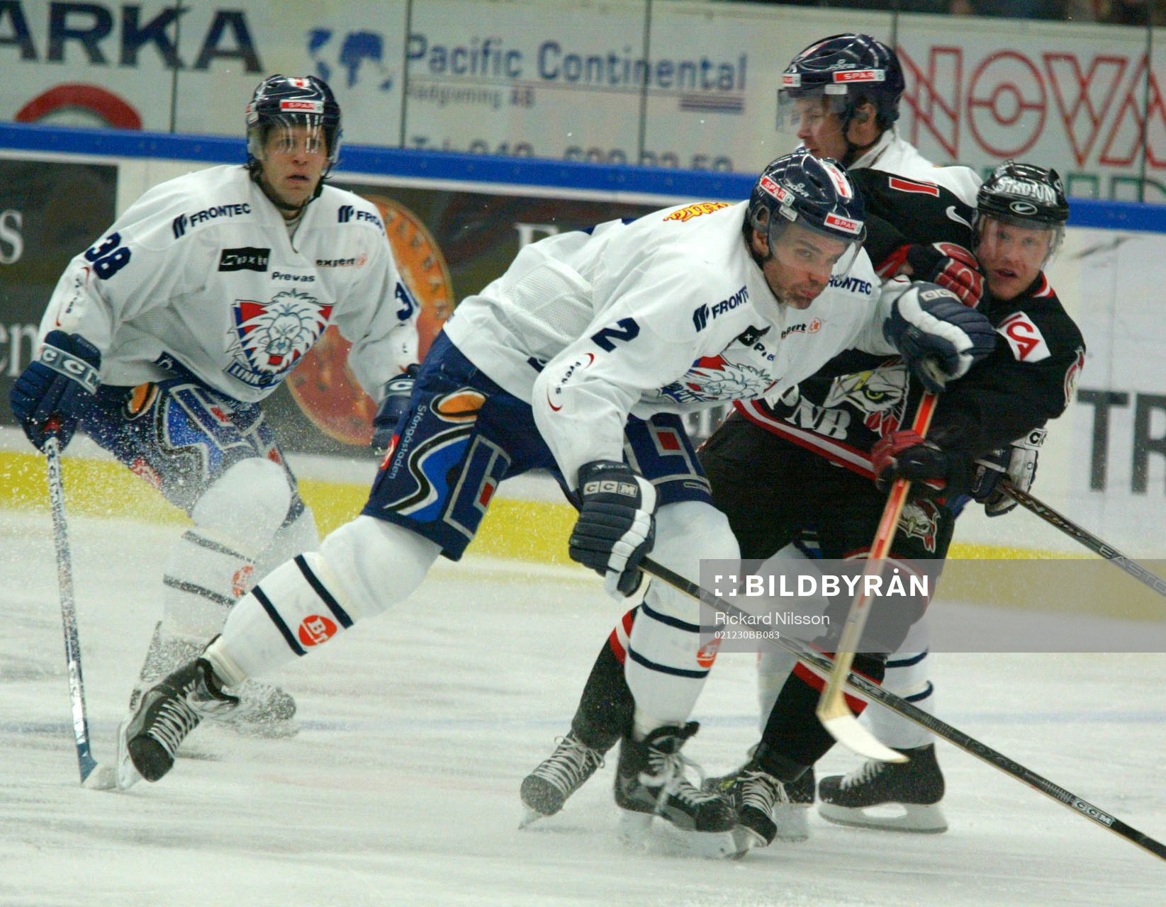 Barry Richter, Andreas Phil, Jan Hammar och Brian Felsner