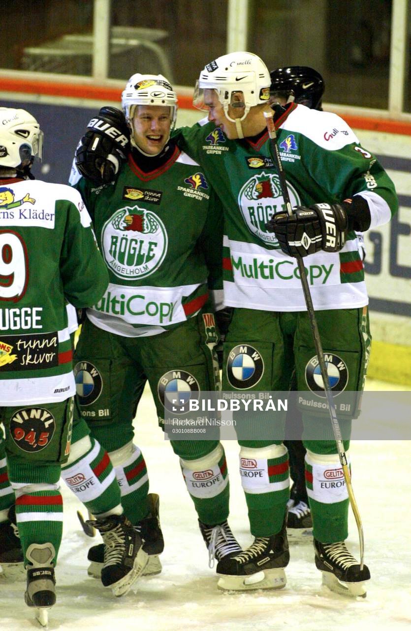 Jonas Blanck och Magnus Hermansson, jubel