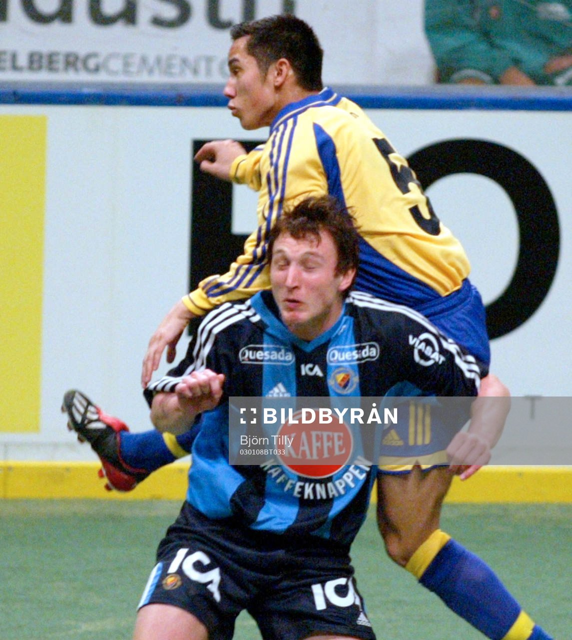 Dennis Cagara, Bröndby och Kim Källström, Djurgården