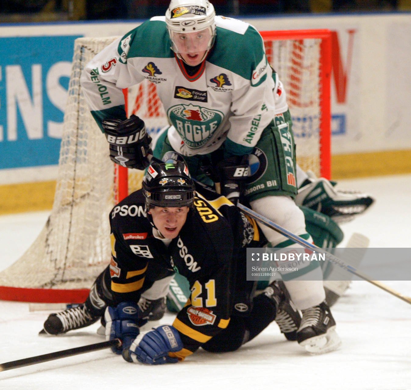 Stefan Gustavson, AIK och Niklas Karmhag, Rögle