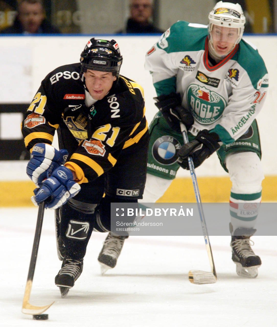Stefan Gustavson, AIK och Tom Hammerstad, Rögle