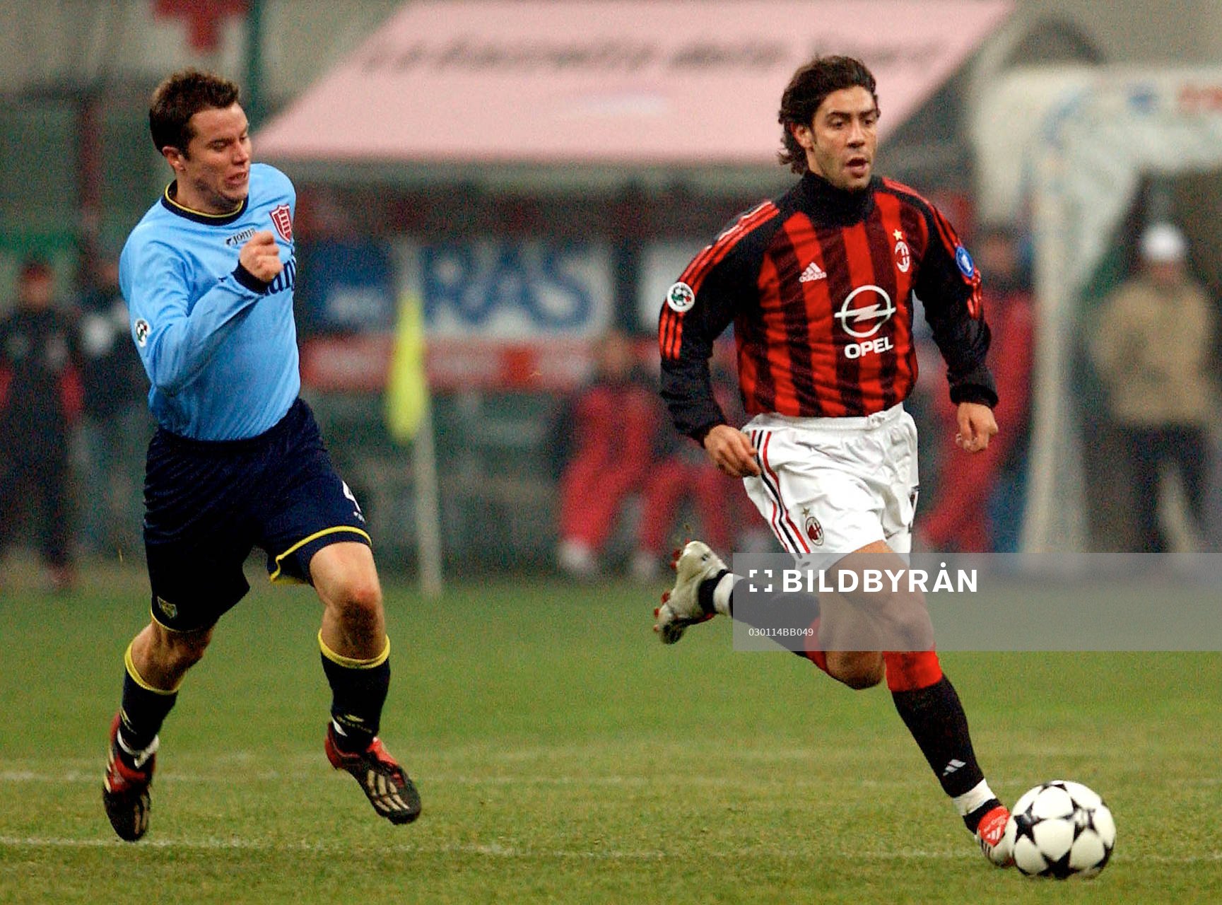 Daniel Andersson, Chievo och Rui Costa, Milan