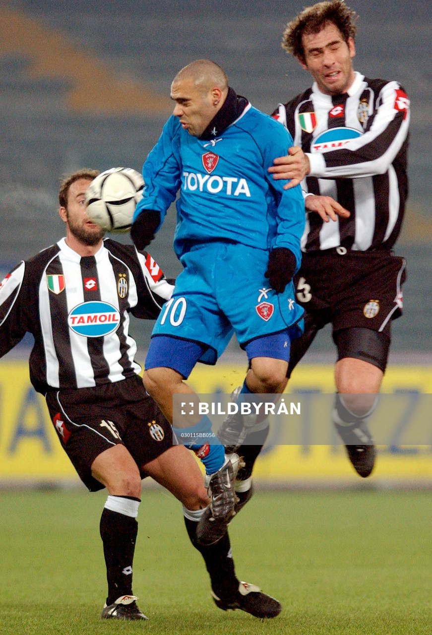  Miccoli och Tudor, nickduell.