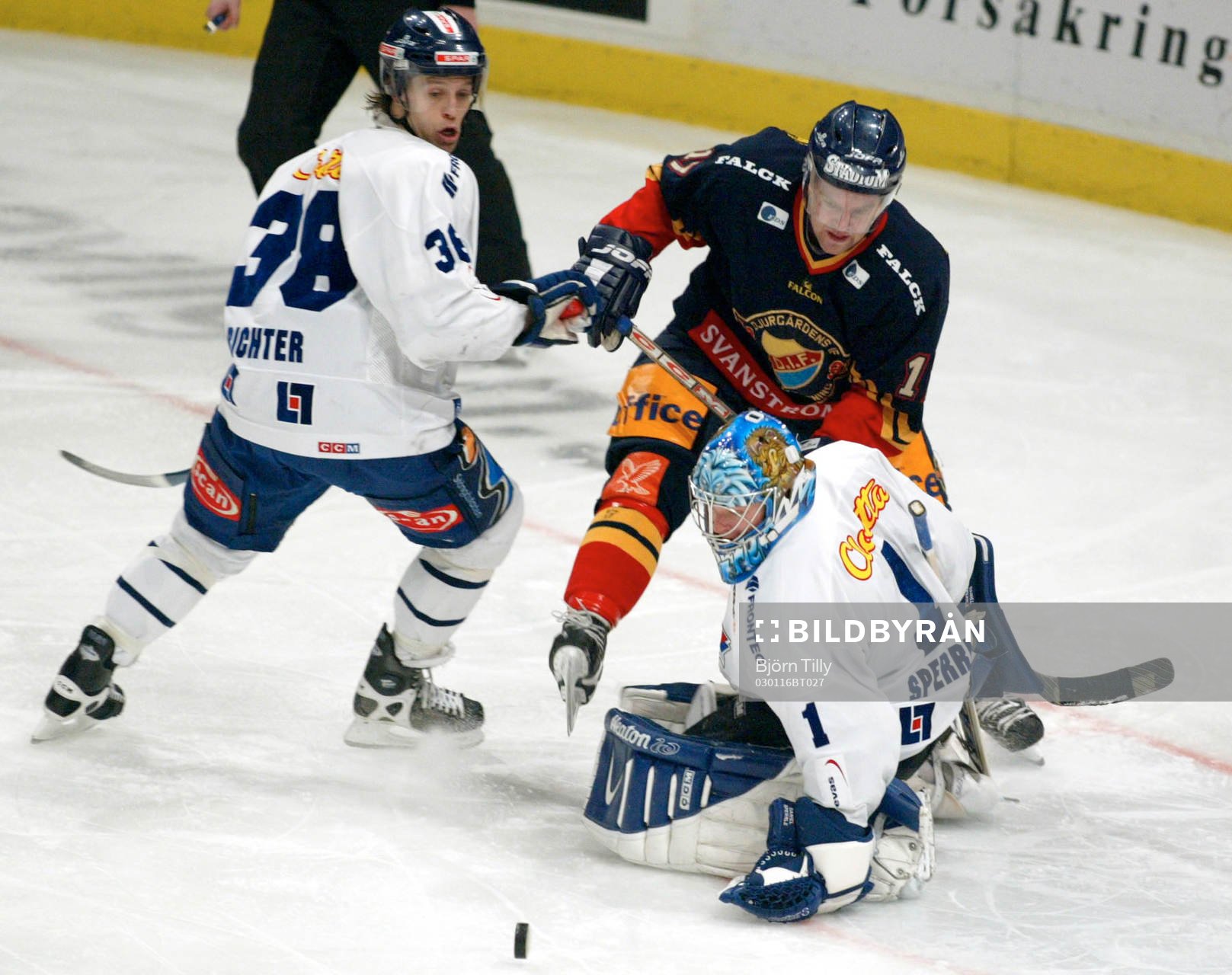 Barry Richter, Linköping, Mathias Tjärnqvist, Djurgården