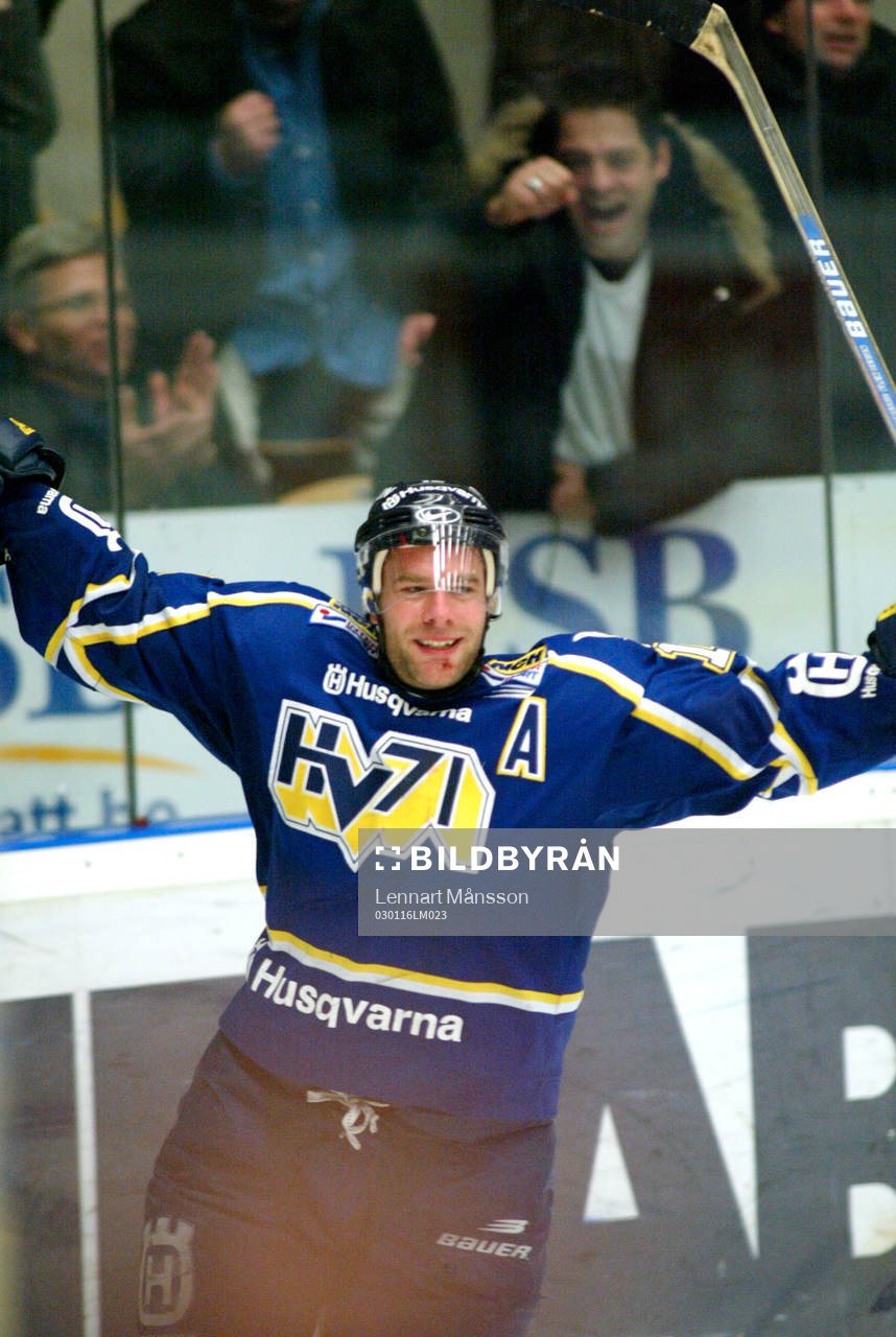 Peter Ekelund, HV 71, jubel