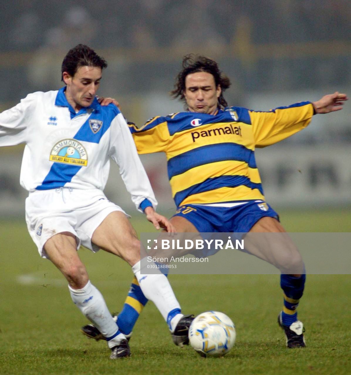  Alessandro Agostini, Empoli och Antonio Benarrivo, Parma.