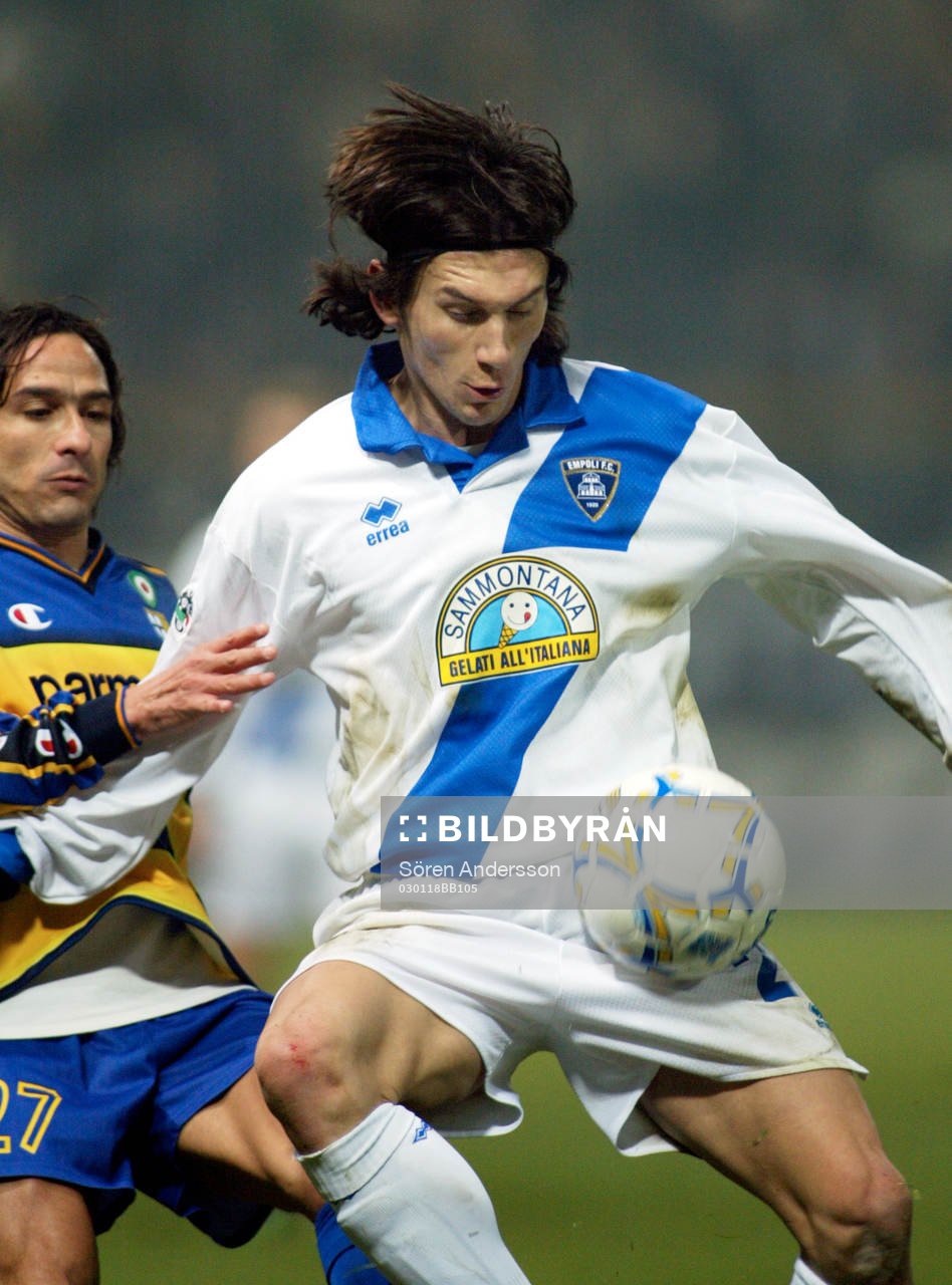  Antonio Benarrivo, Parma och Ighli Vannucchi, Empoli.