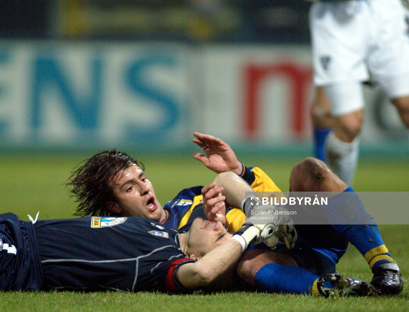 Alberto Gilardino, Parma och Gianluca Berti, målvakt,