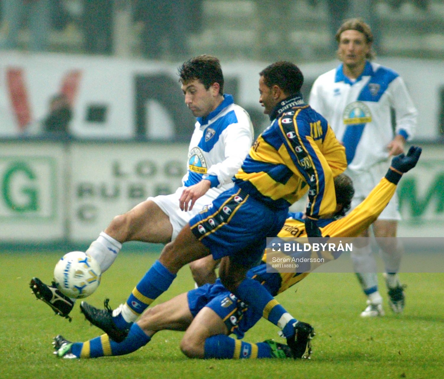  Matteo Ferrari, Parma och Antonio Buscè och Manuel Belleri, Empoli.