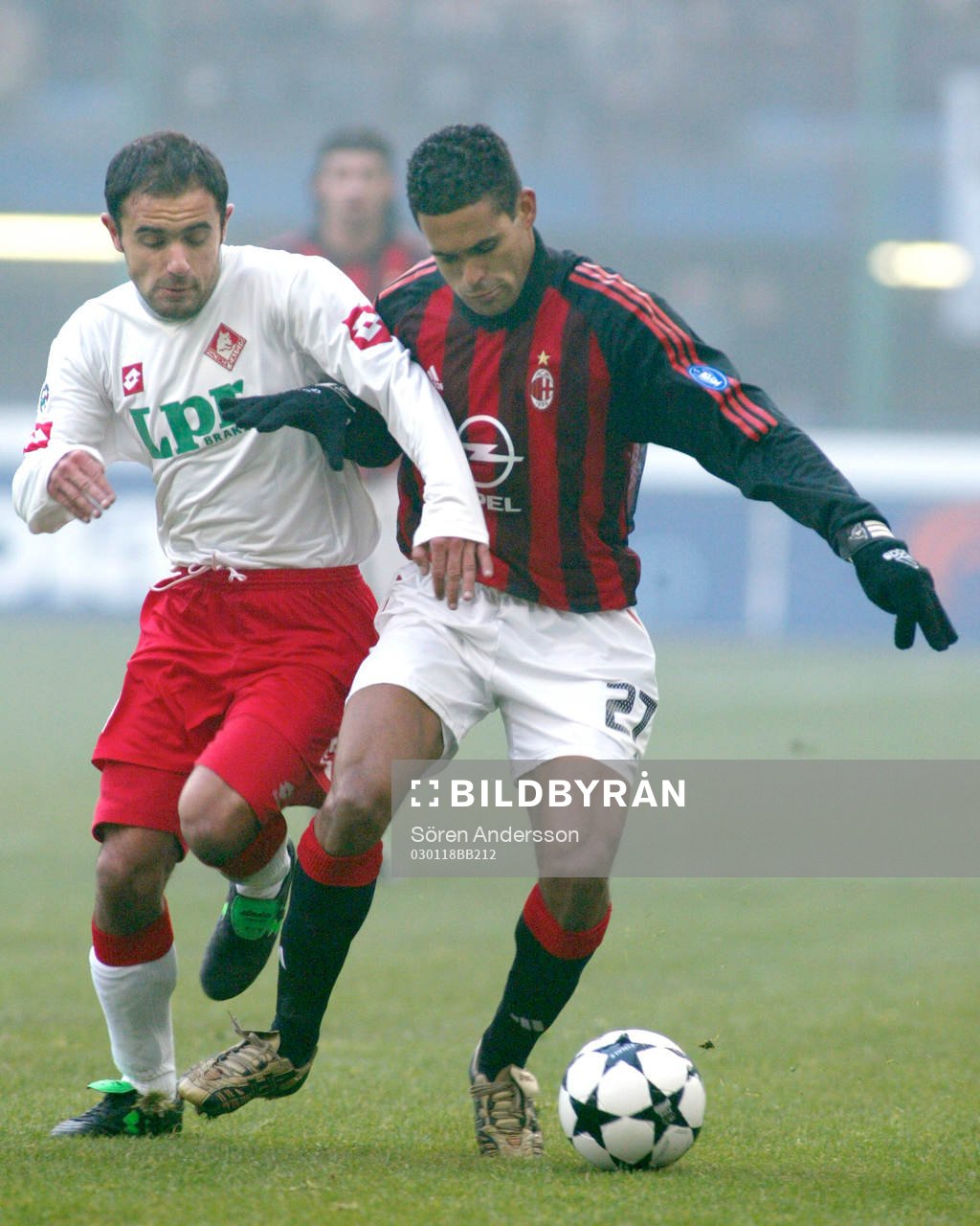 Serginho, Milan och Dario Hubner, Piacenza
