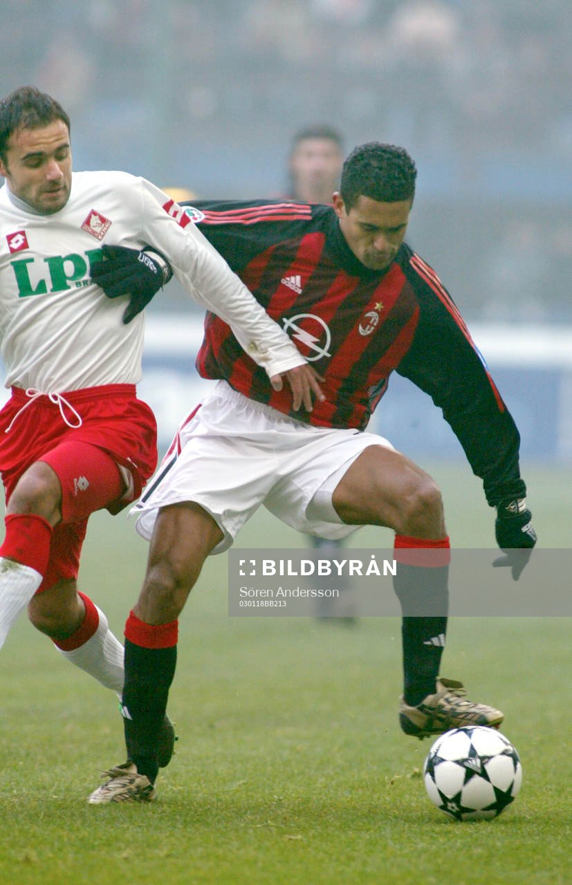 Serginho, Milan och Dario Hubner, Piacenza