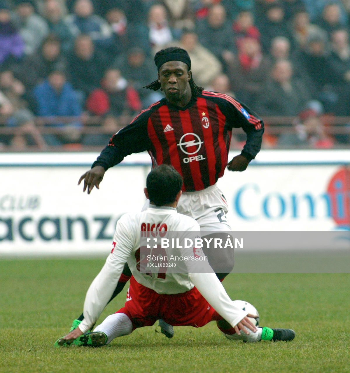 Clarence Seedorf, Milan och Luigi Riccio, Piacenza