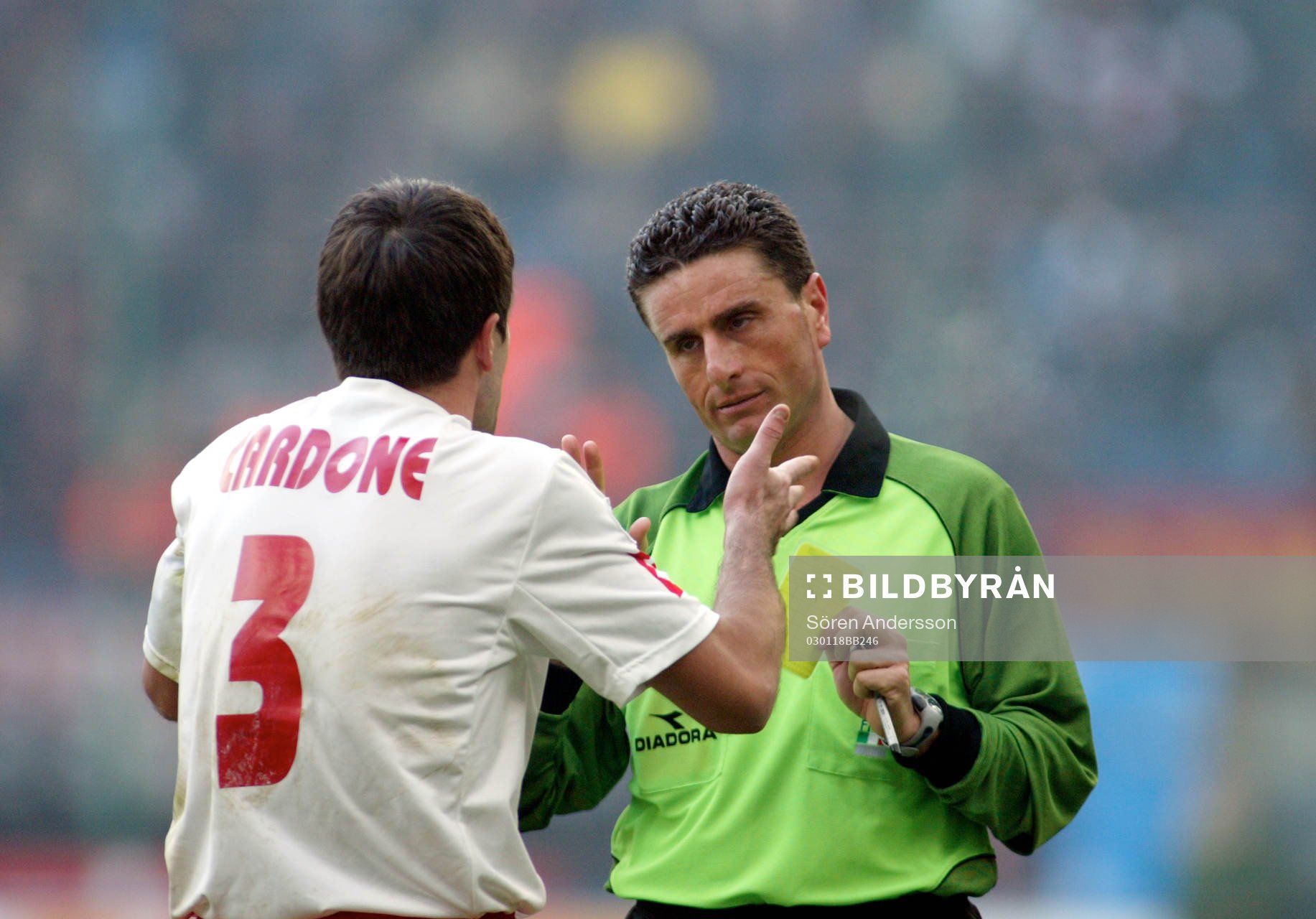  Domare och Giuseppe Cardone, Piacenza.