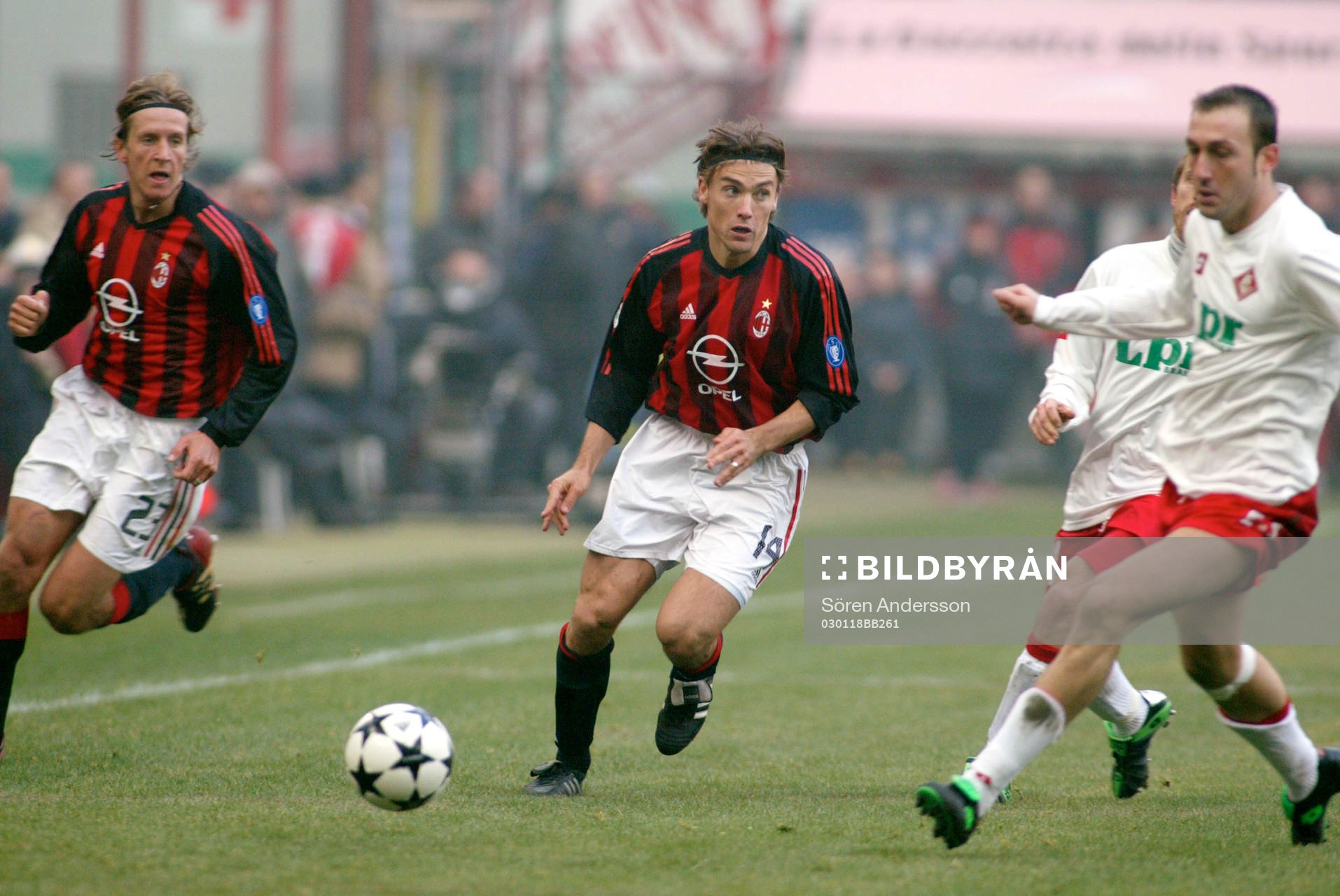 Massimo Ambrosini och Dario Simic,  Milan