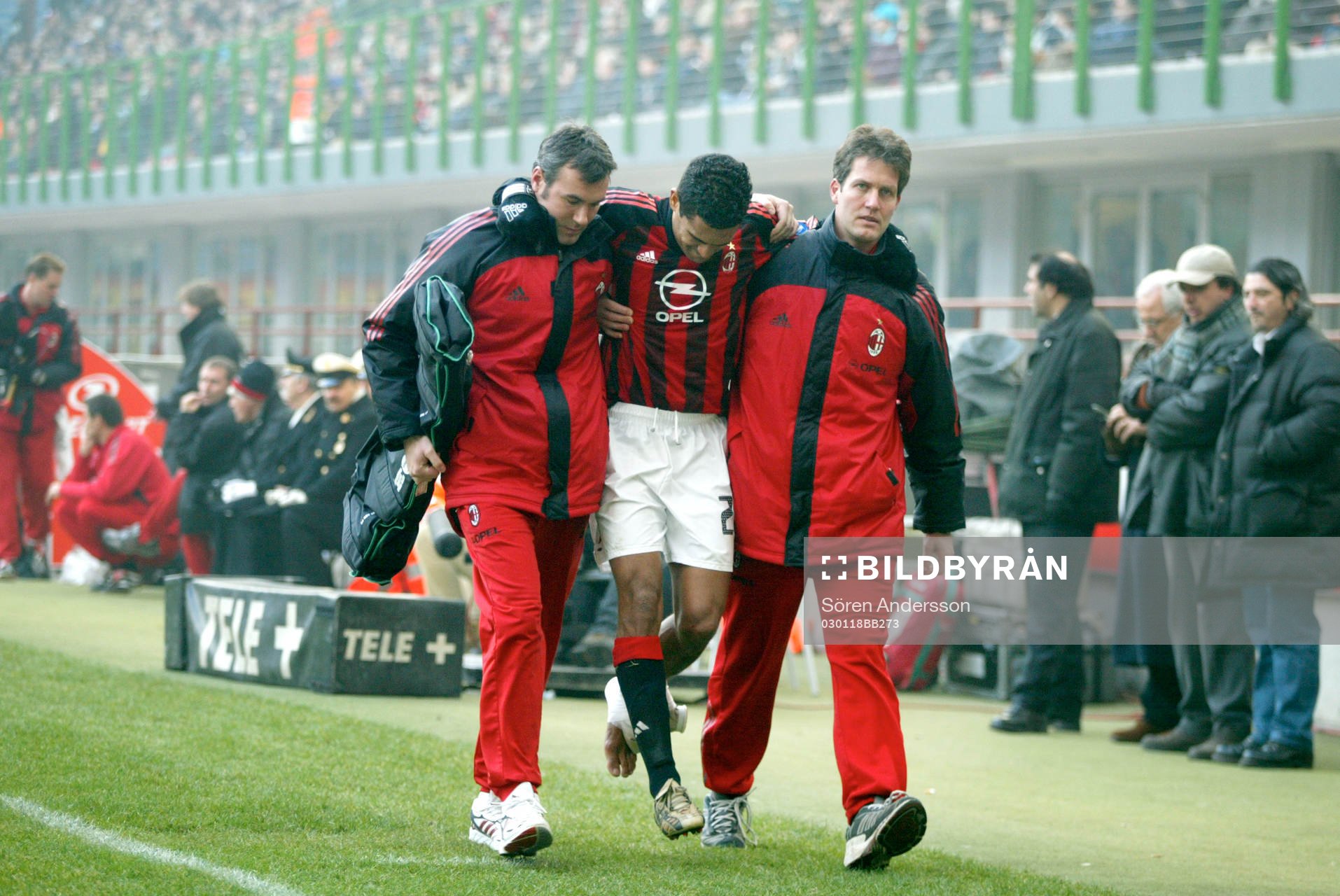 Serginho, skada, Milan