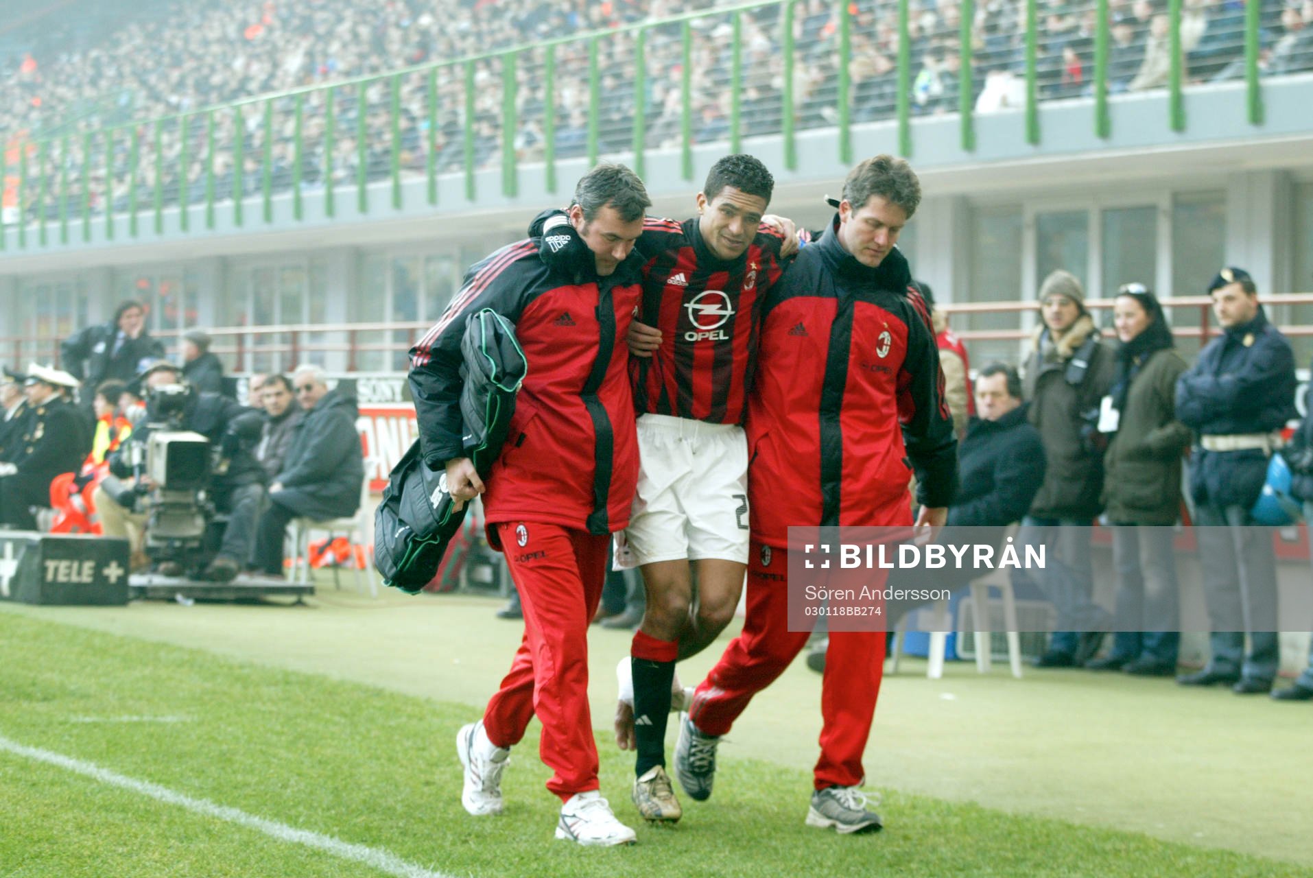 Serginho, skada, Milan