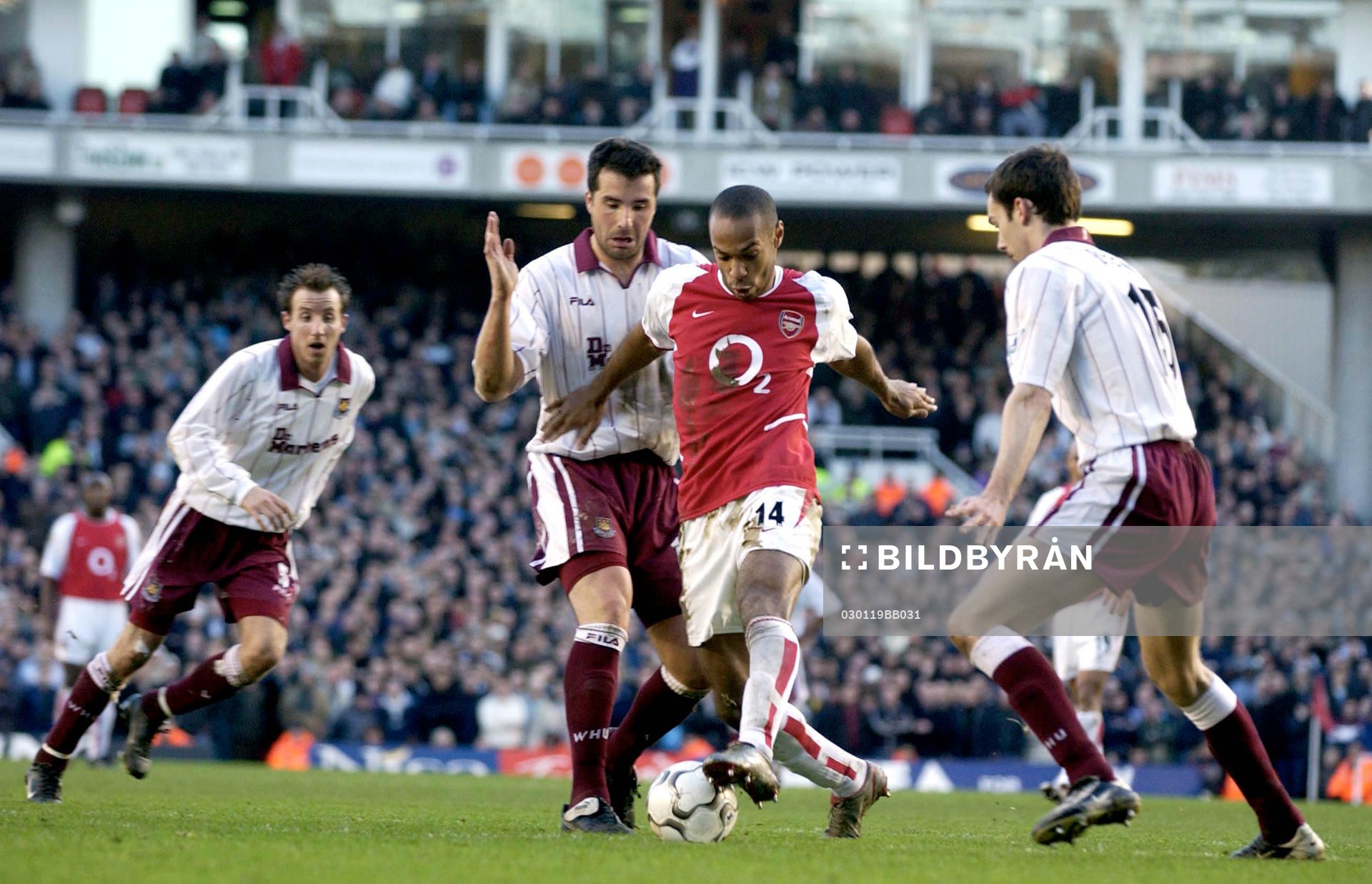 Thierry Henry, Arsenal och Ian Pearce, Gary Breen West Ham