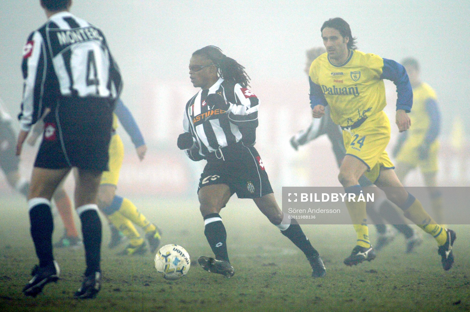 Edgar Davids, Juventus och Federico Cossato, Chievo