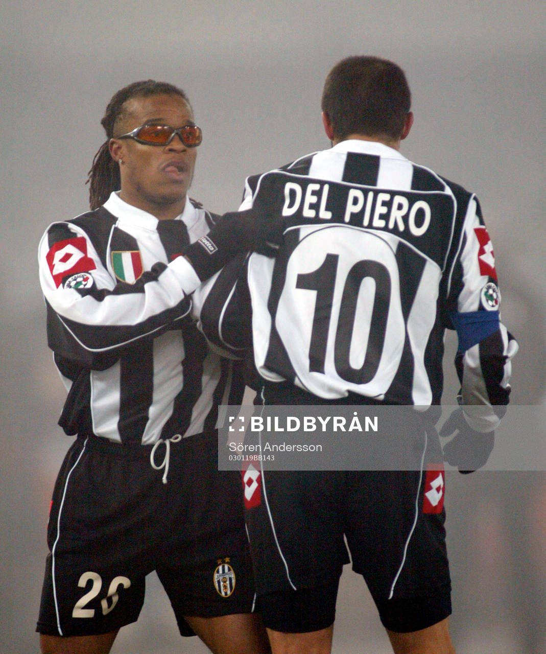 Edgar Davids och Del Piero, Juventus